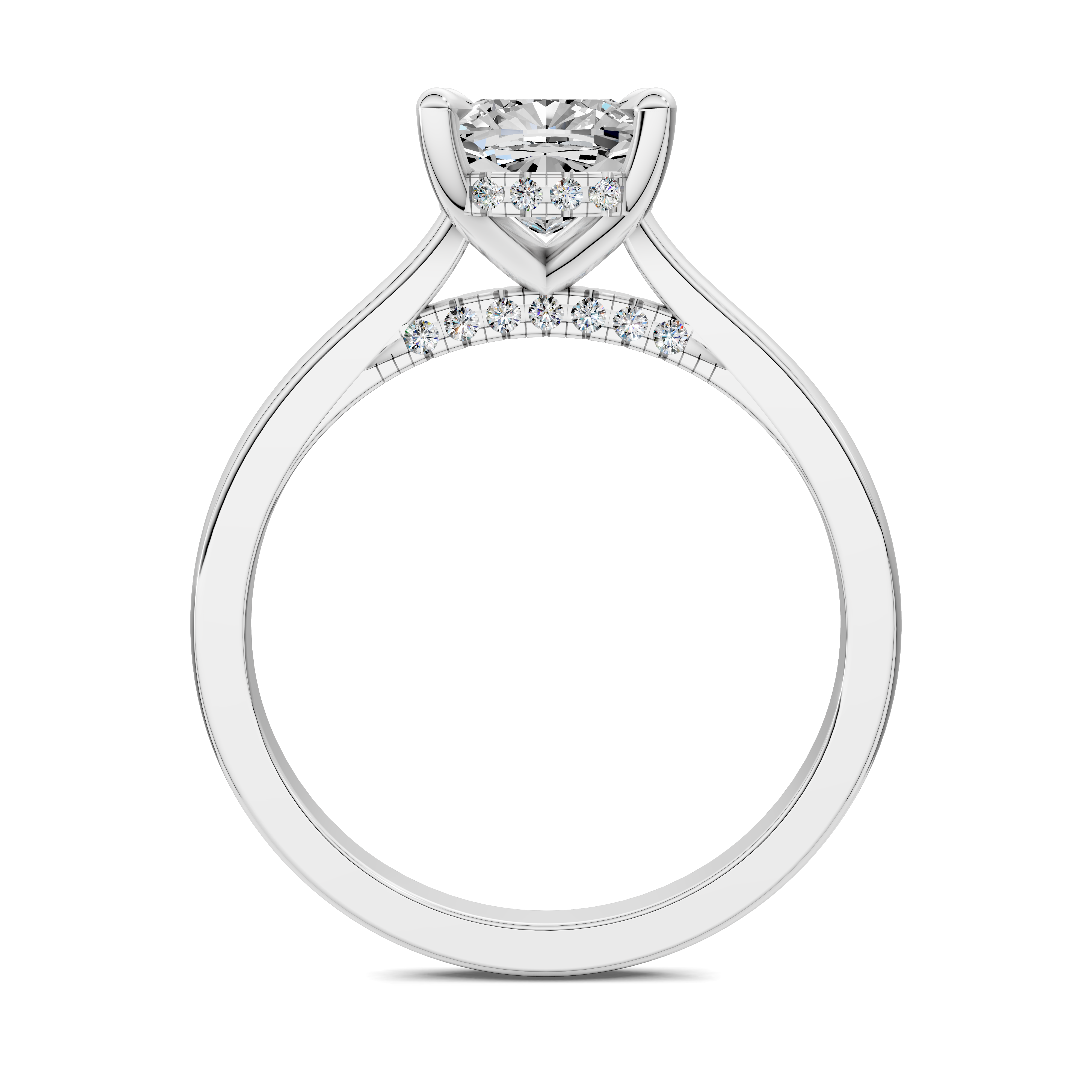 Estella Pavé Bridge Ring