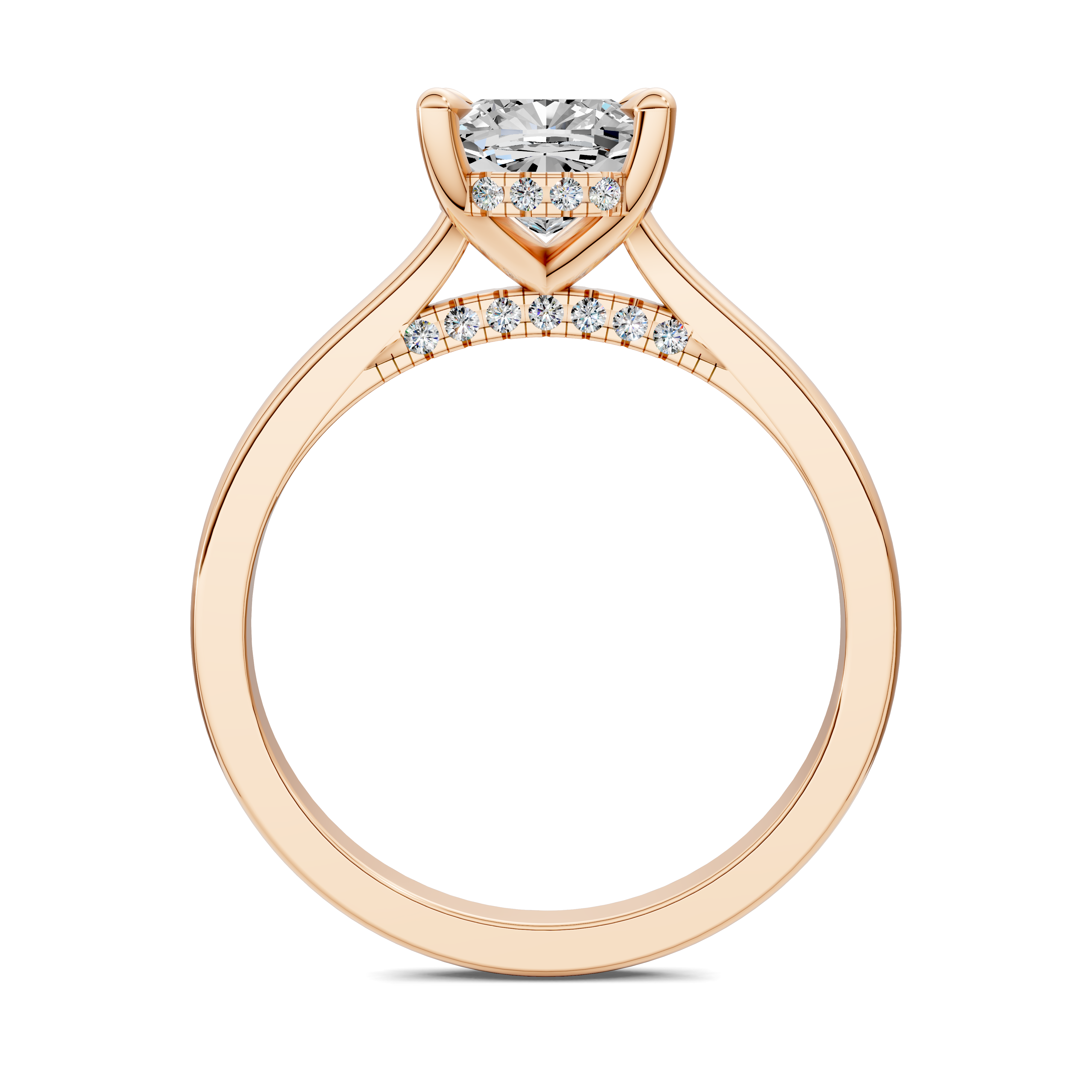 Estella Pavé Bridge Ring