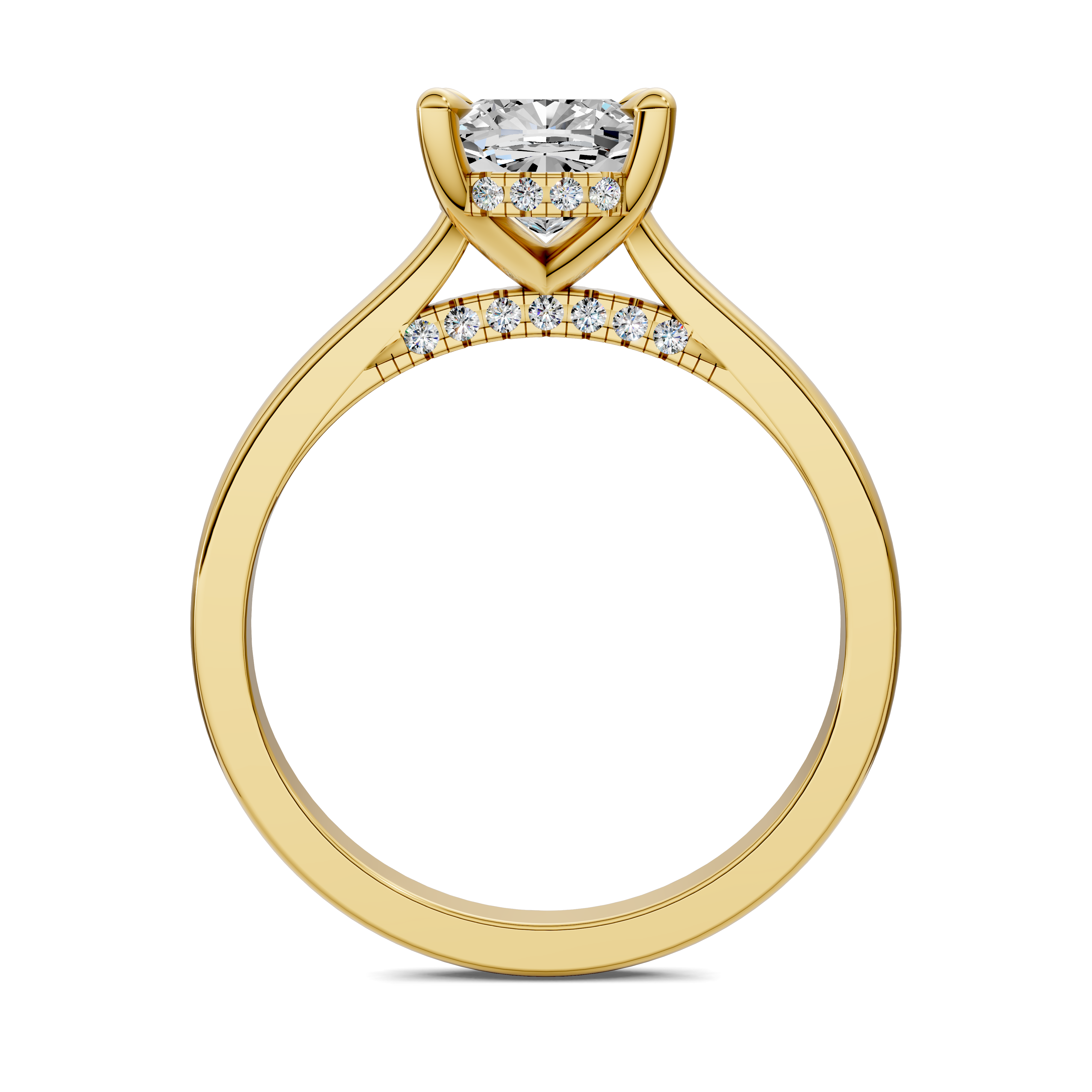 Estella Pavé Bridge Ring