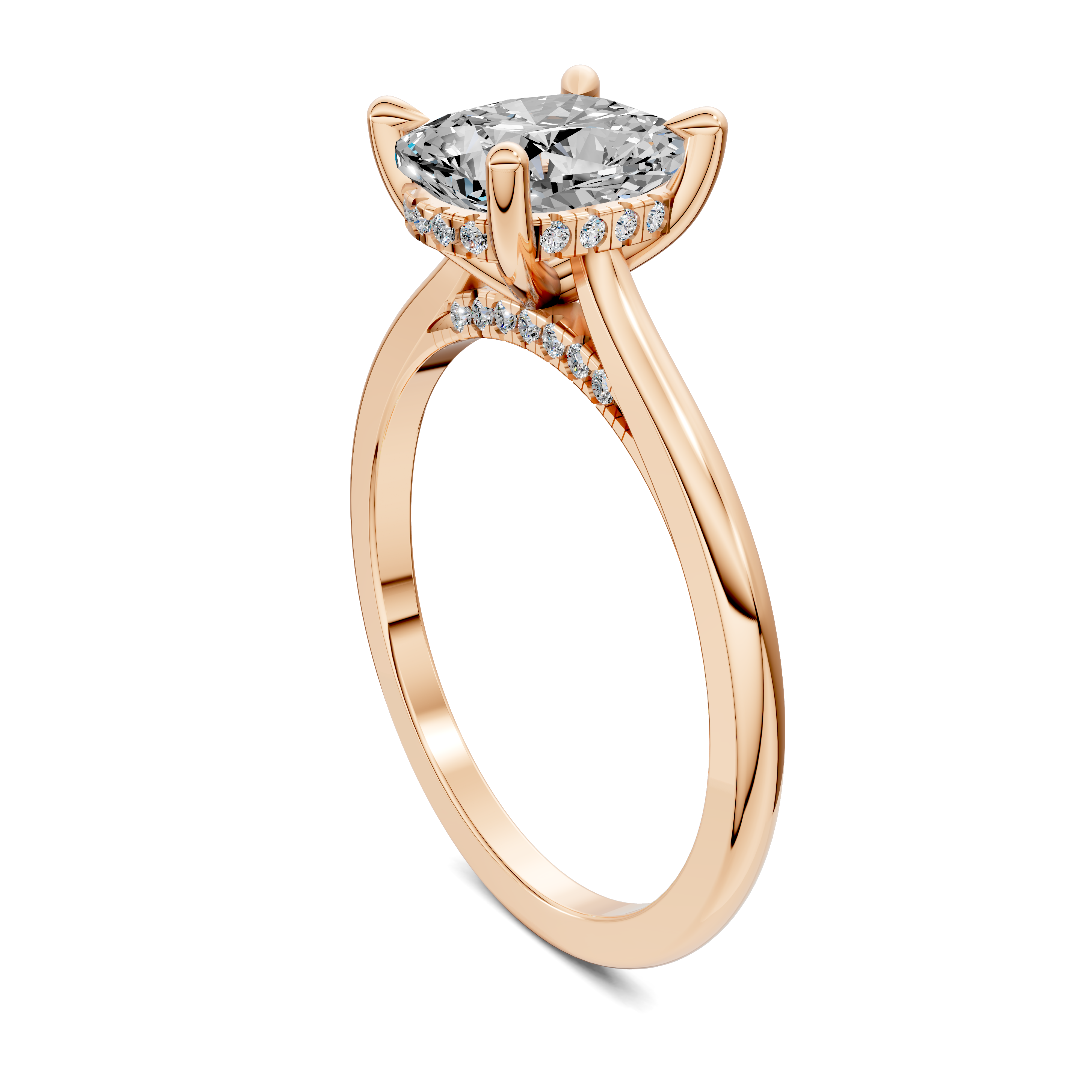 Estella Pavé Bridge Ring