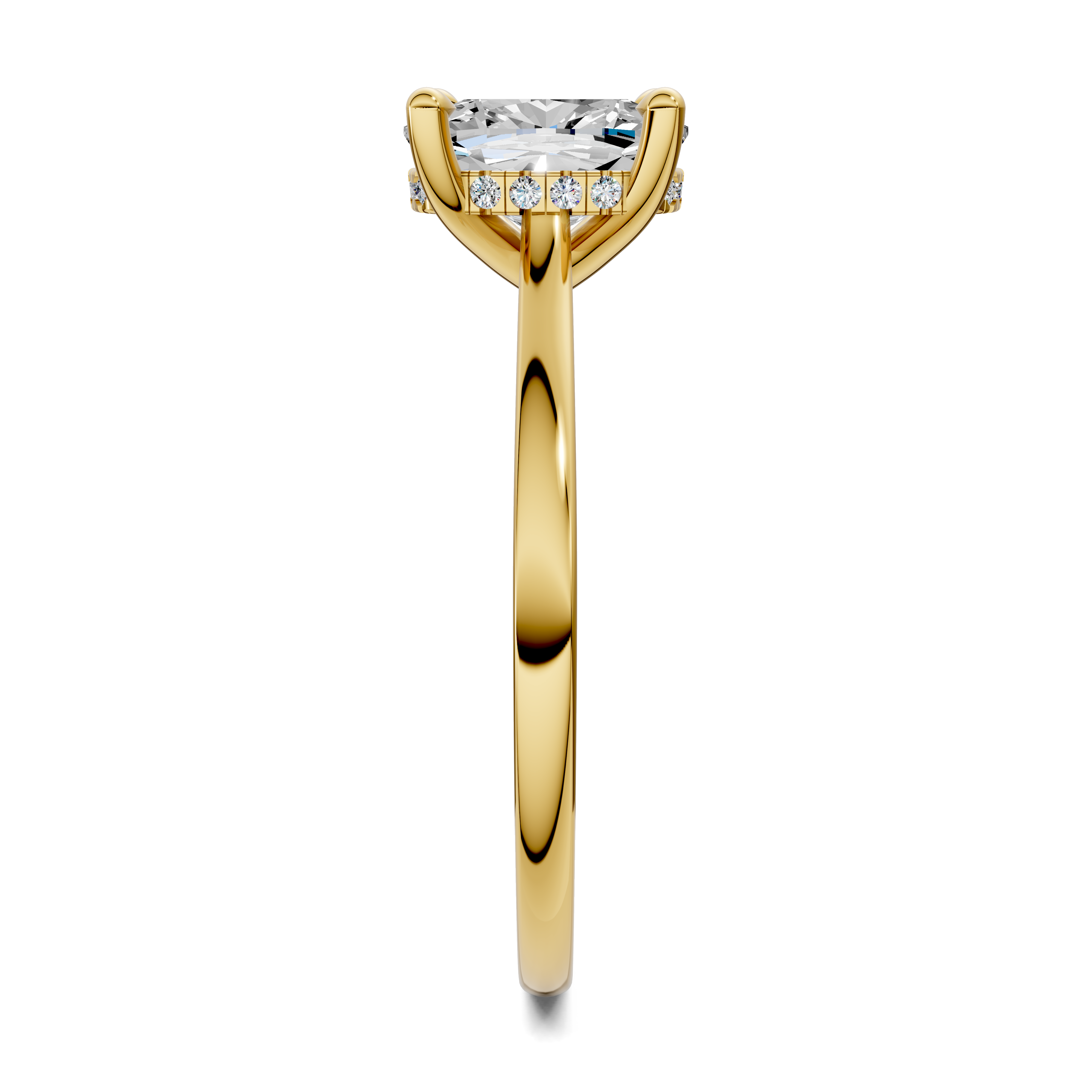 Estella Pavé Bridge Ring
