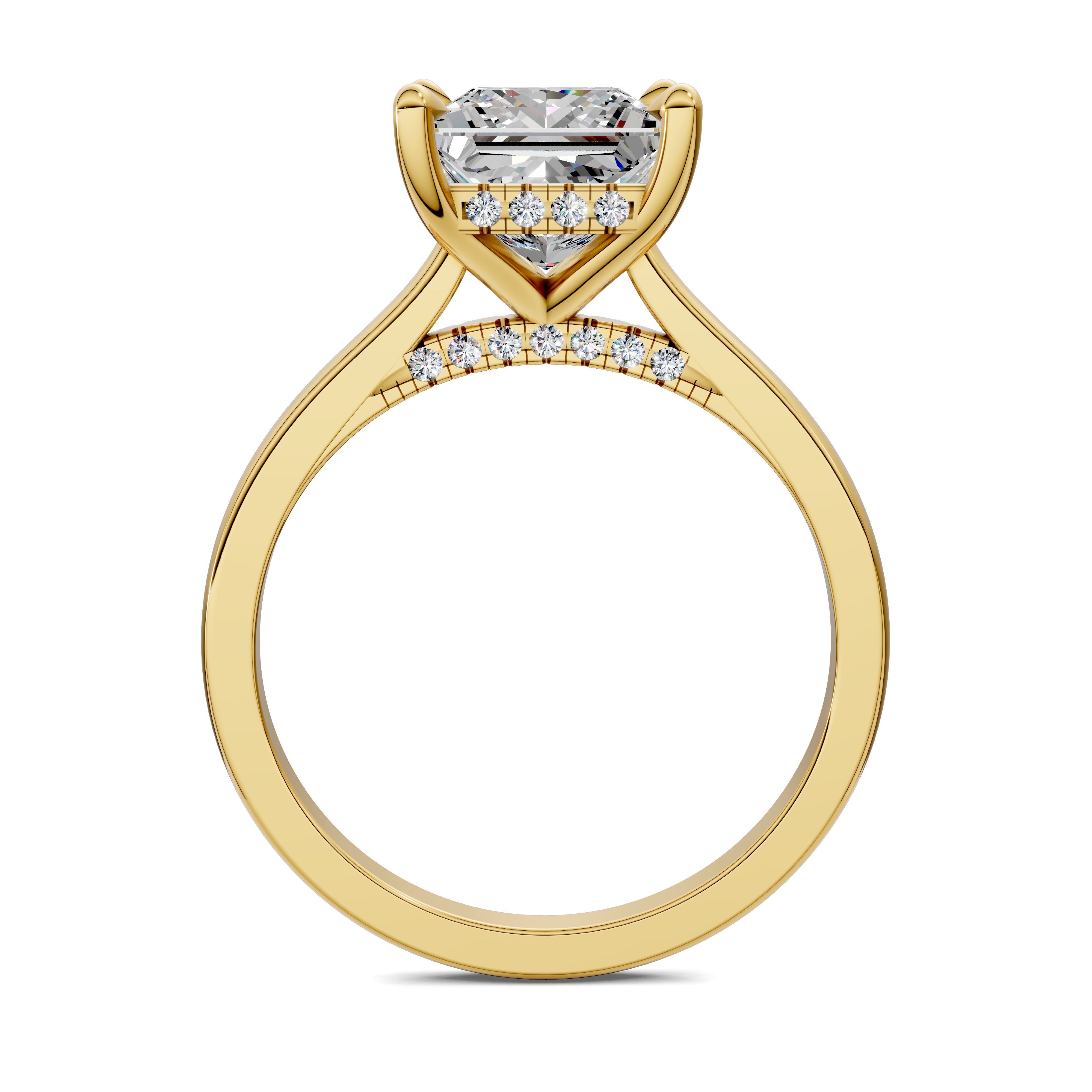 Estella Pavé Bridge Ring