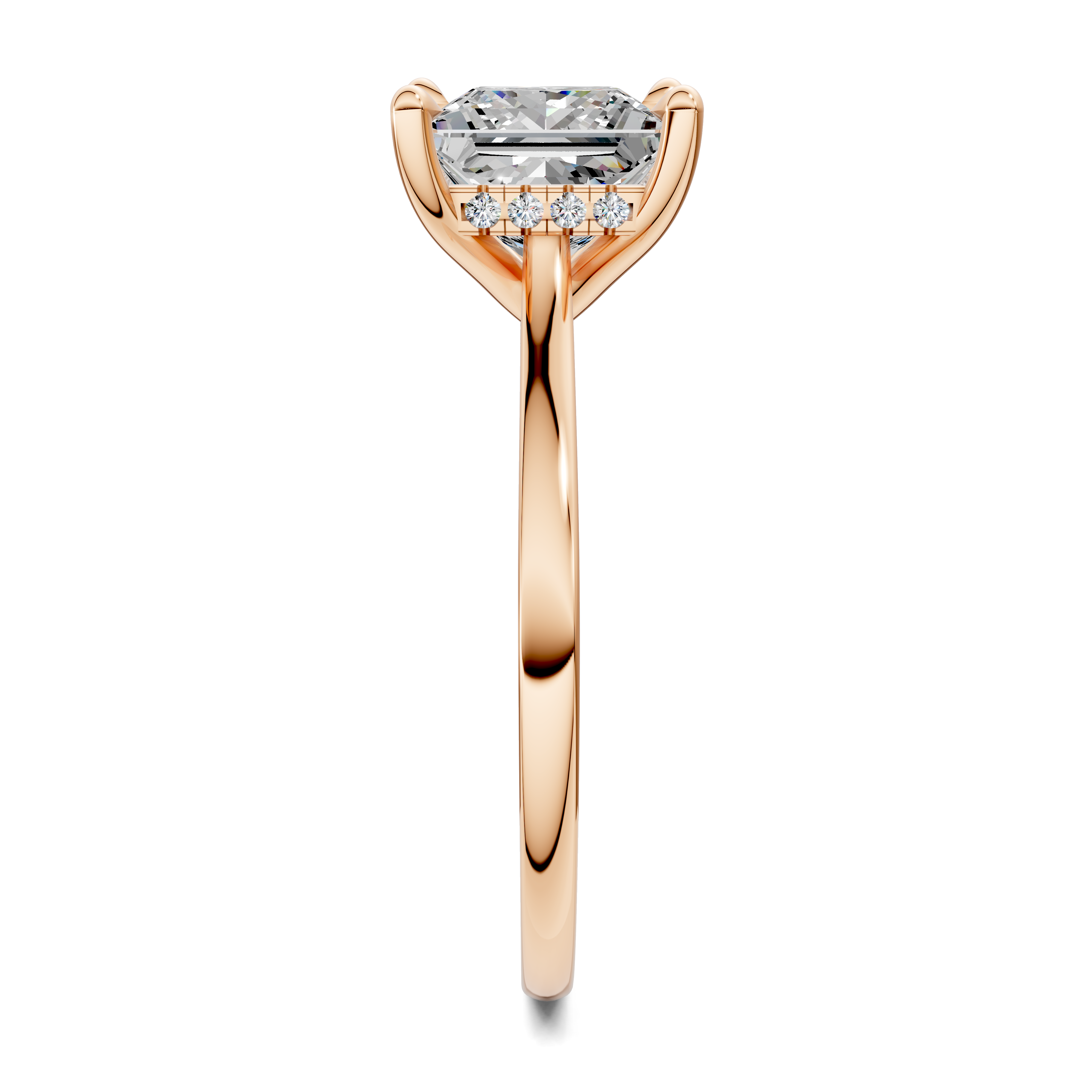 Estella Pavé Bridge Ring