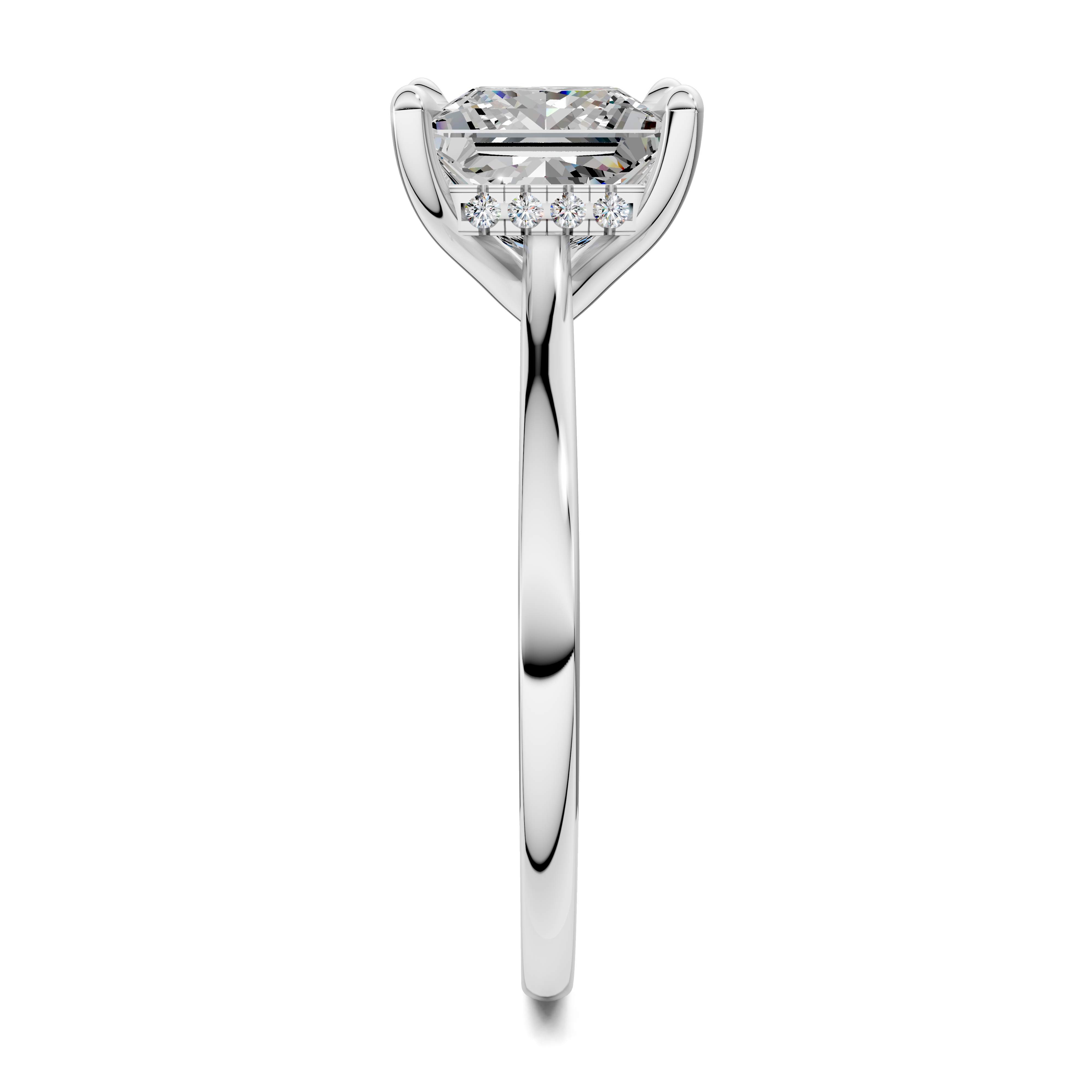 Estella Pavé Bridge Ring