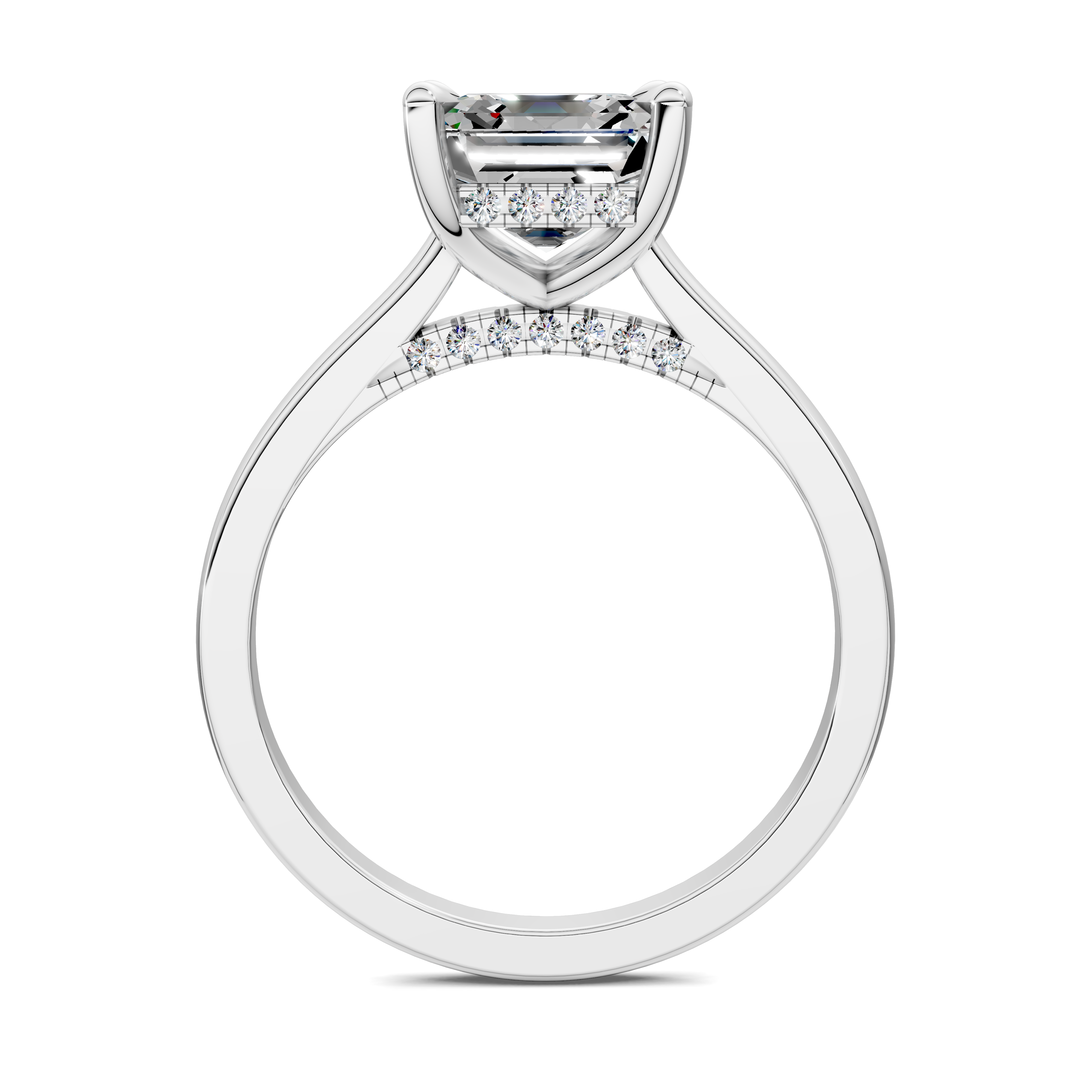 Estella Pavé Bridge Ring