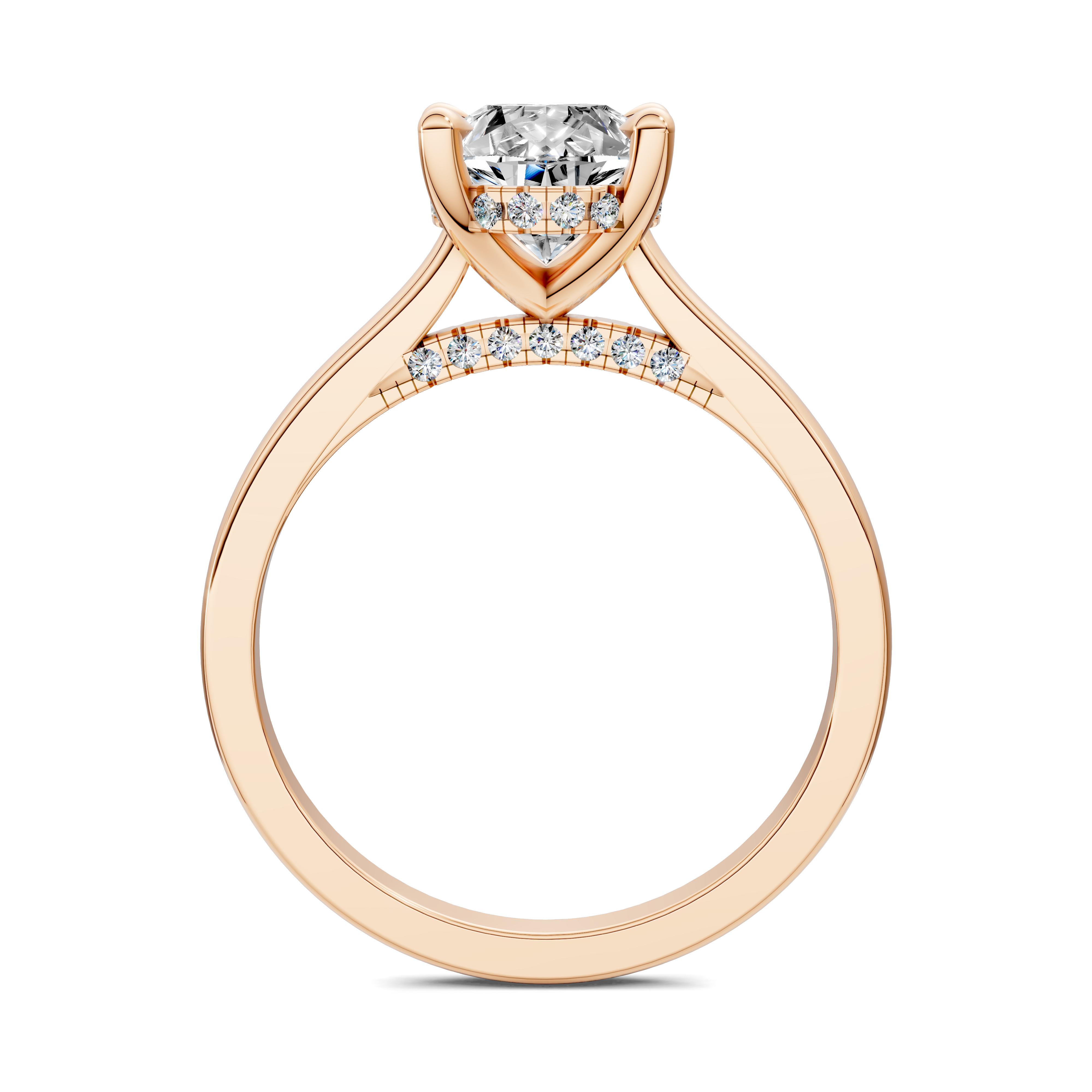 Estella Pavé Bridge Ring