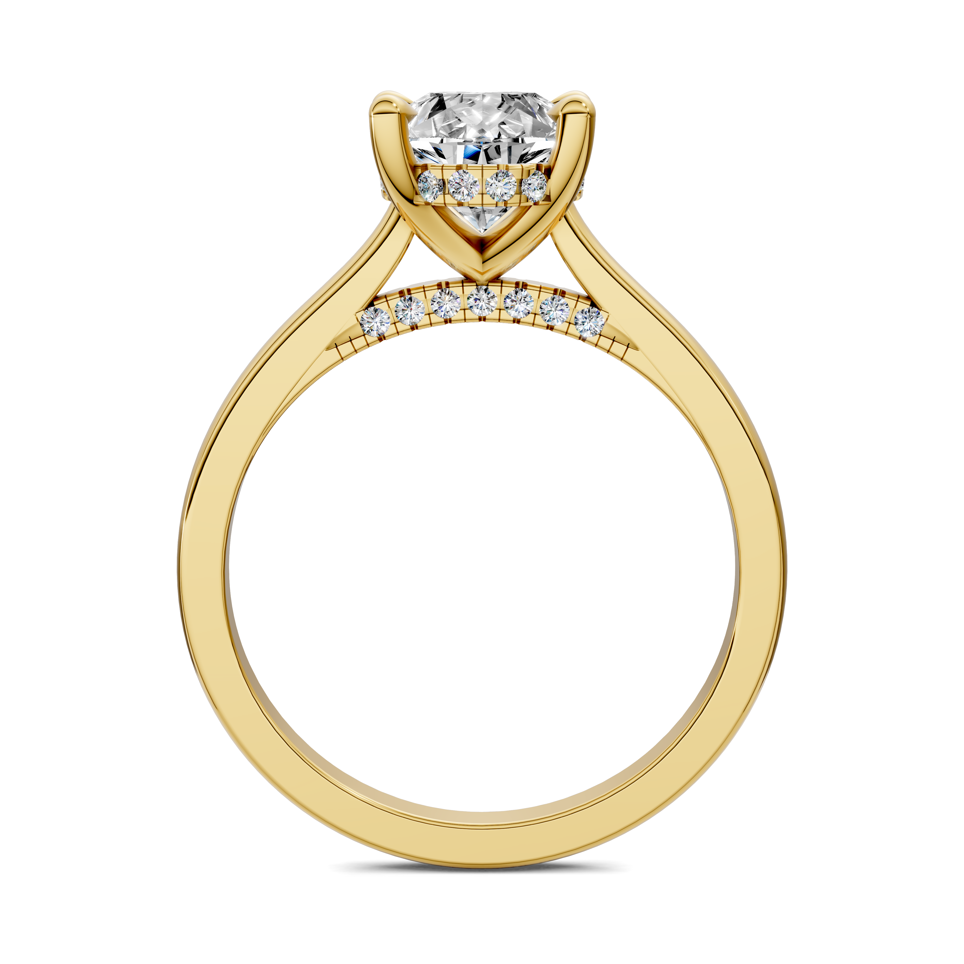 Estella Pavé Bridge Ring