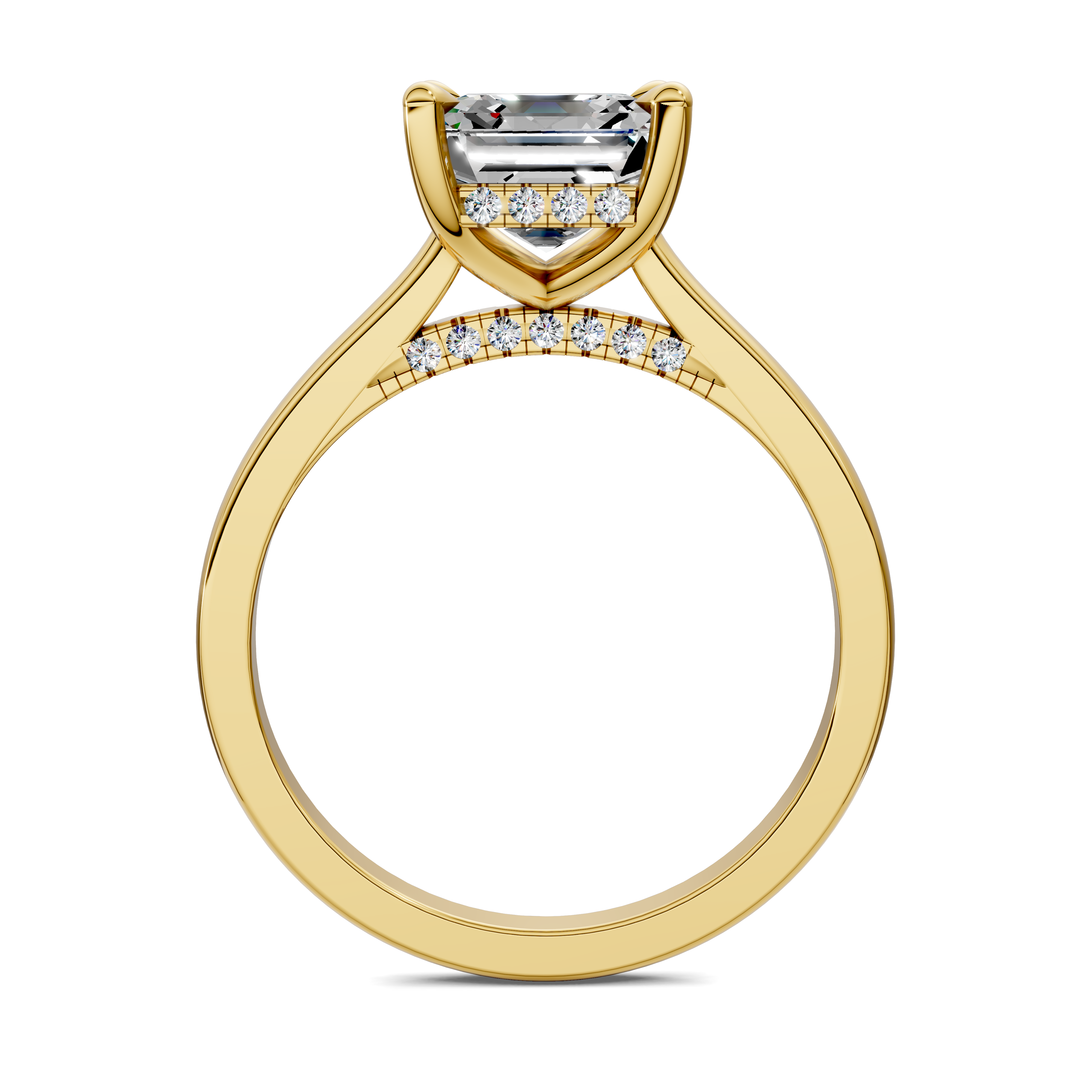 Estella Pavé Bridge Ring