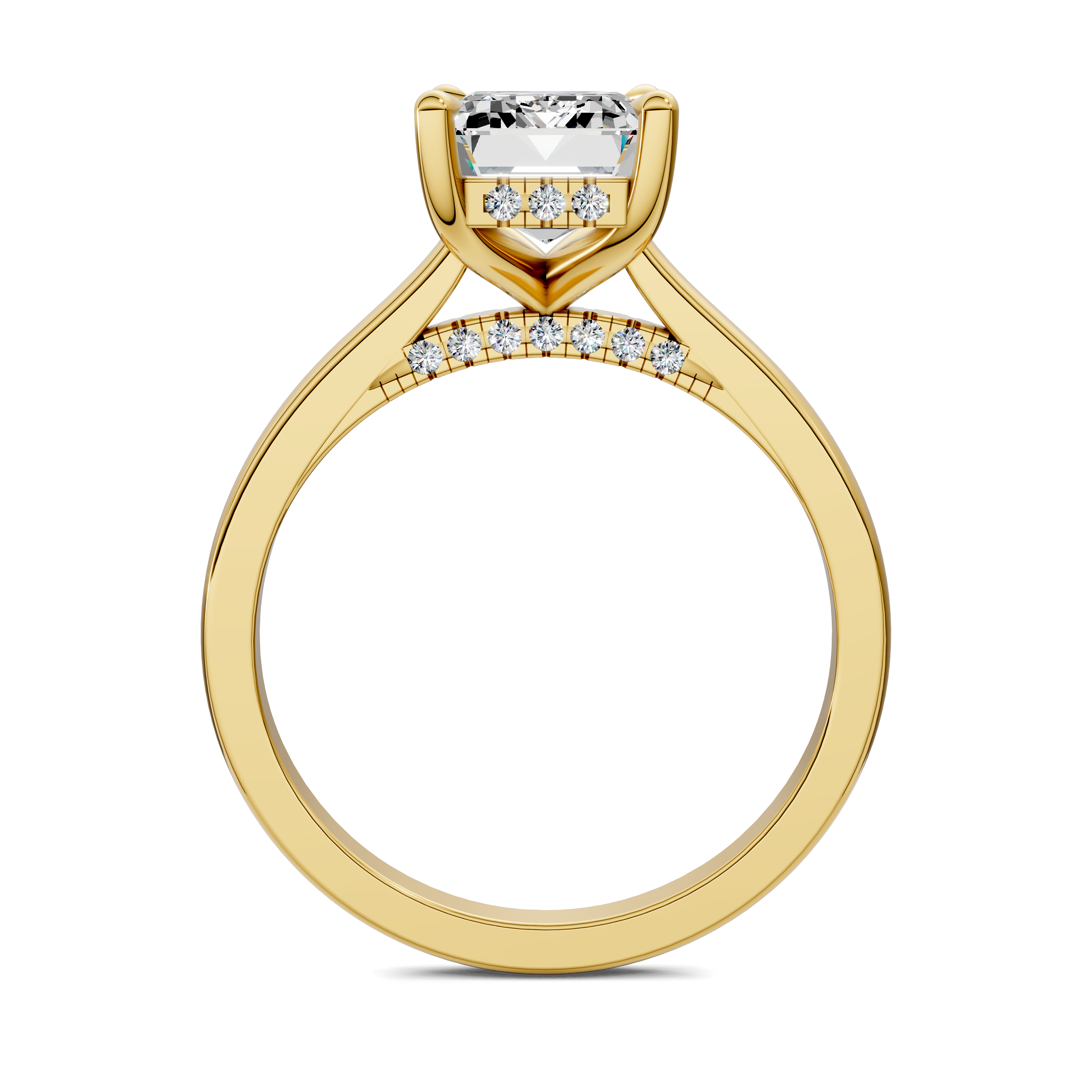 Estella Pavé Bridge Ring
