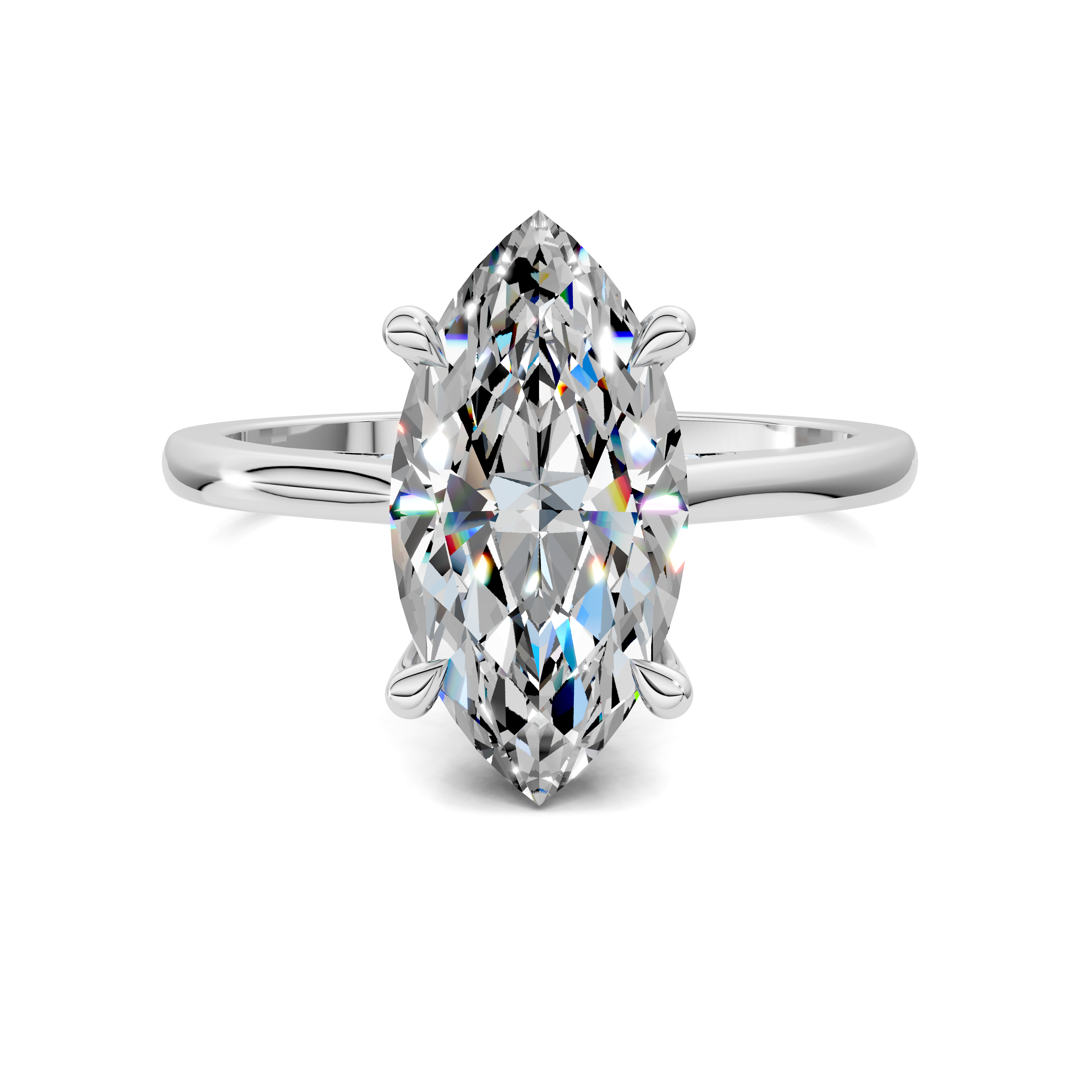 Estella Pavé Bridge Ring