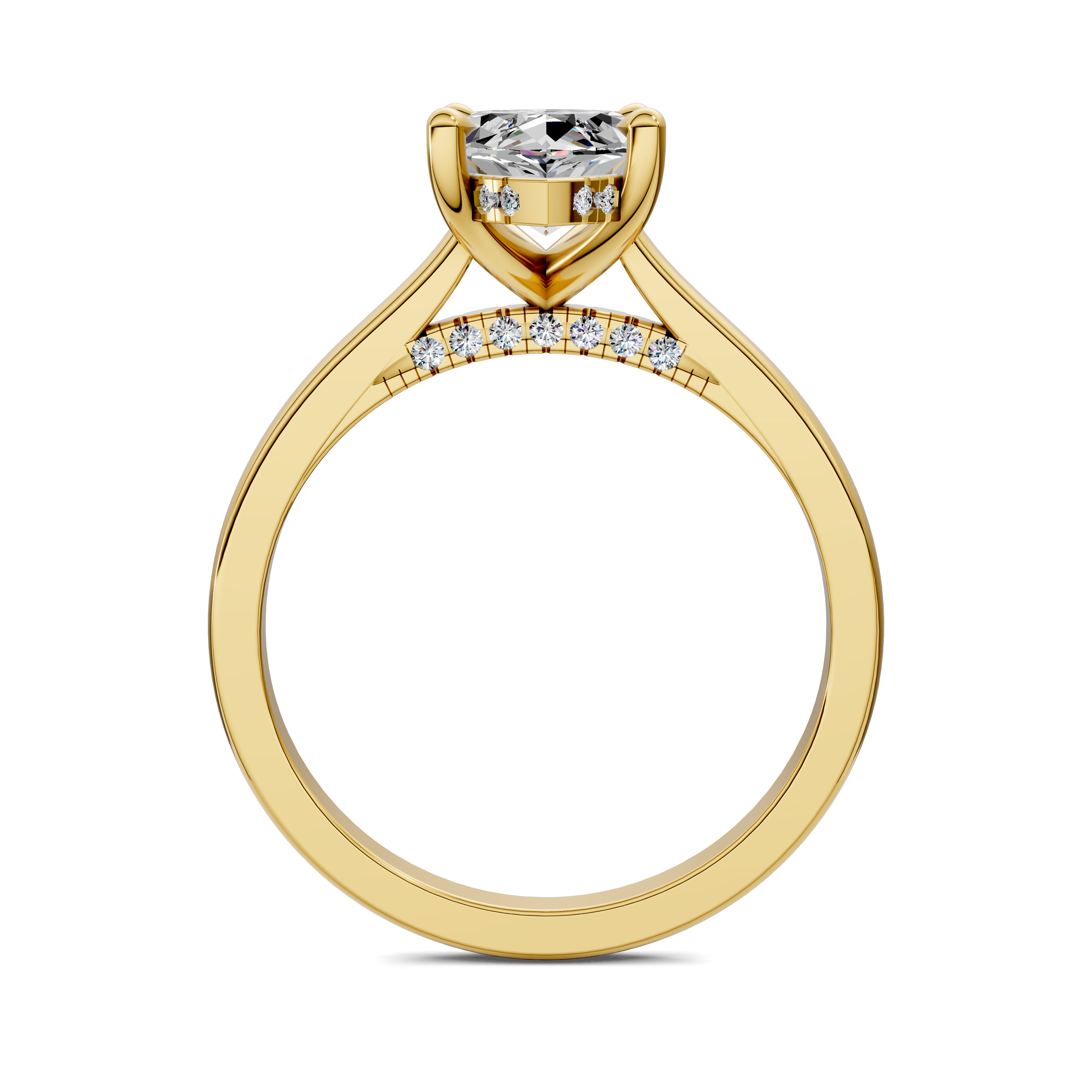 Estella Pavé Bridge Ring