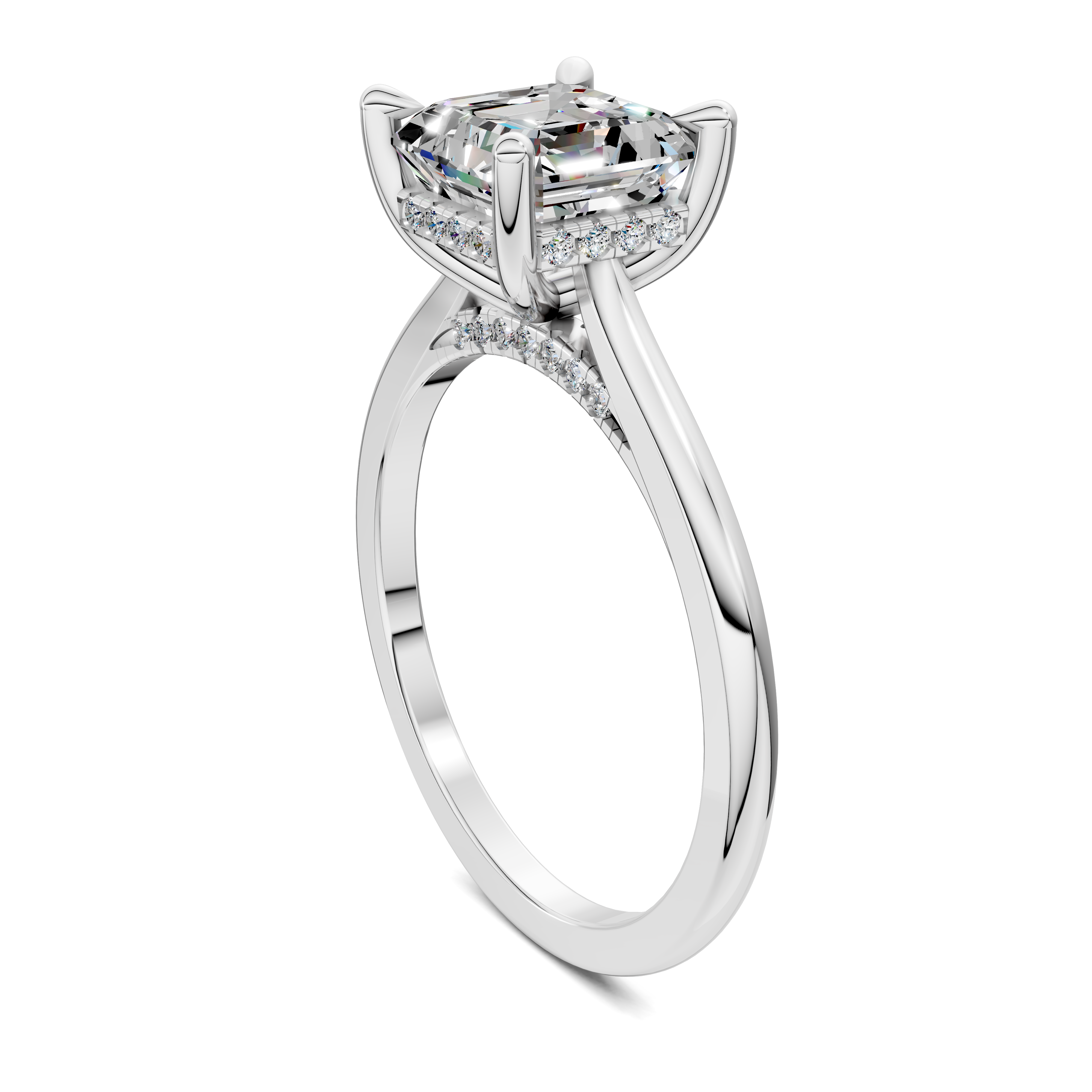 Estella Pavé Bridge Ring