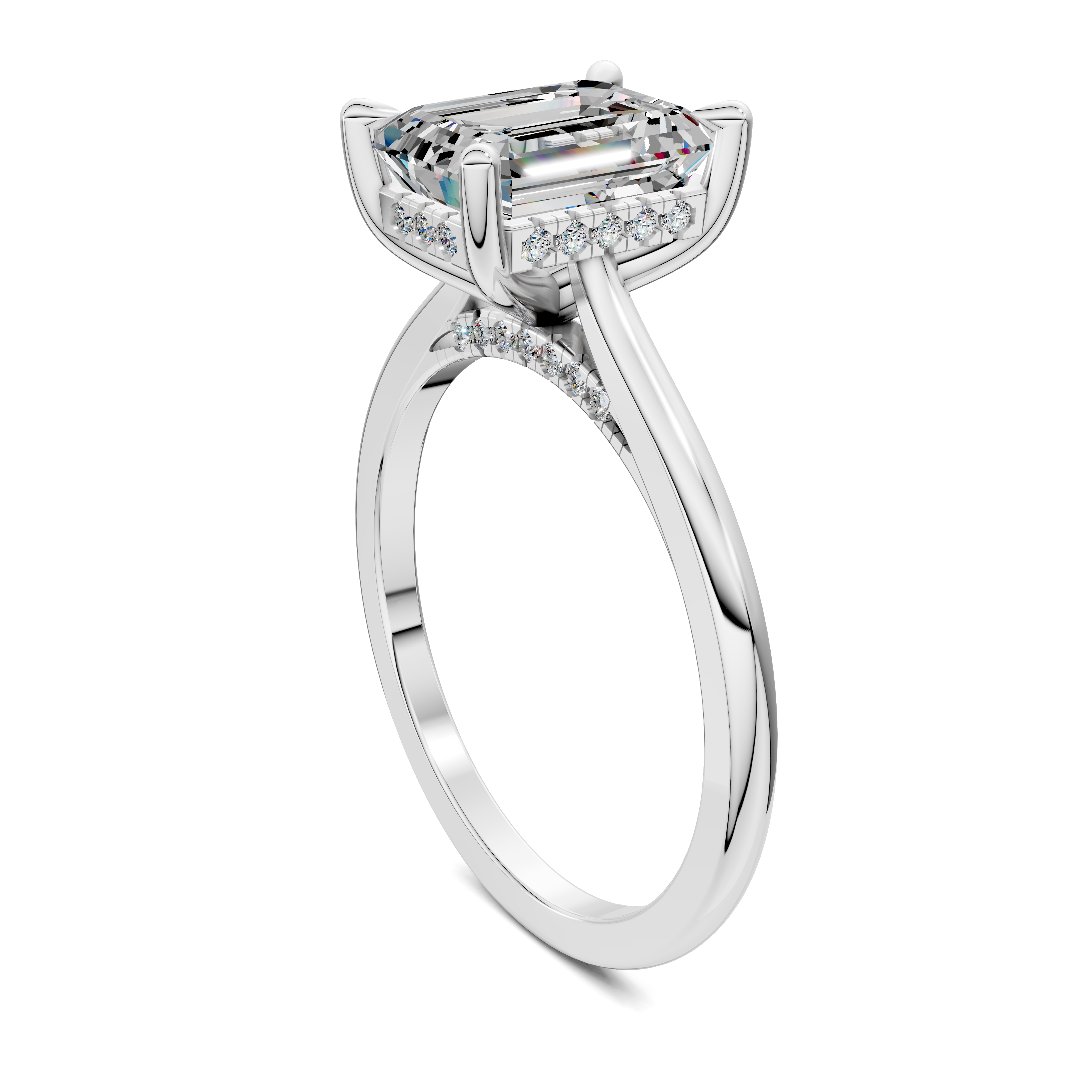 Estella Pavé Bridge Ring