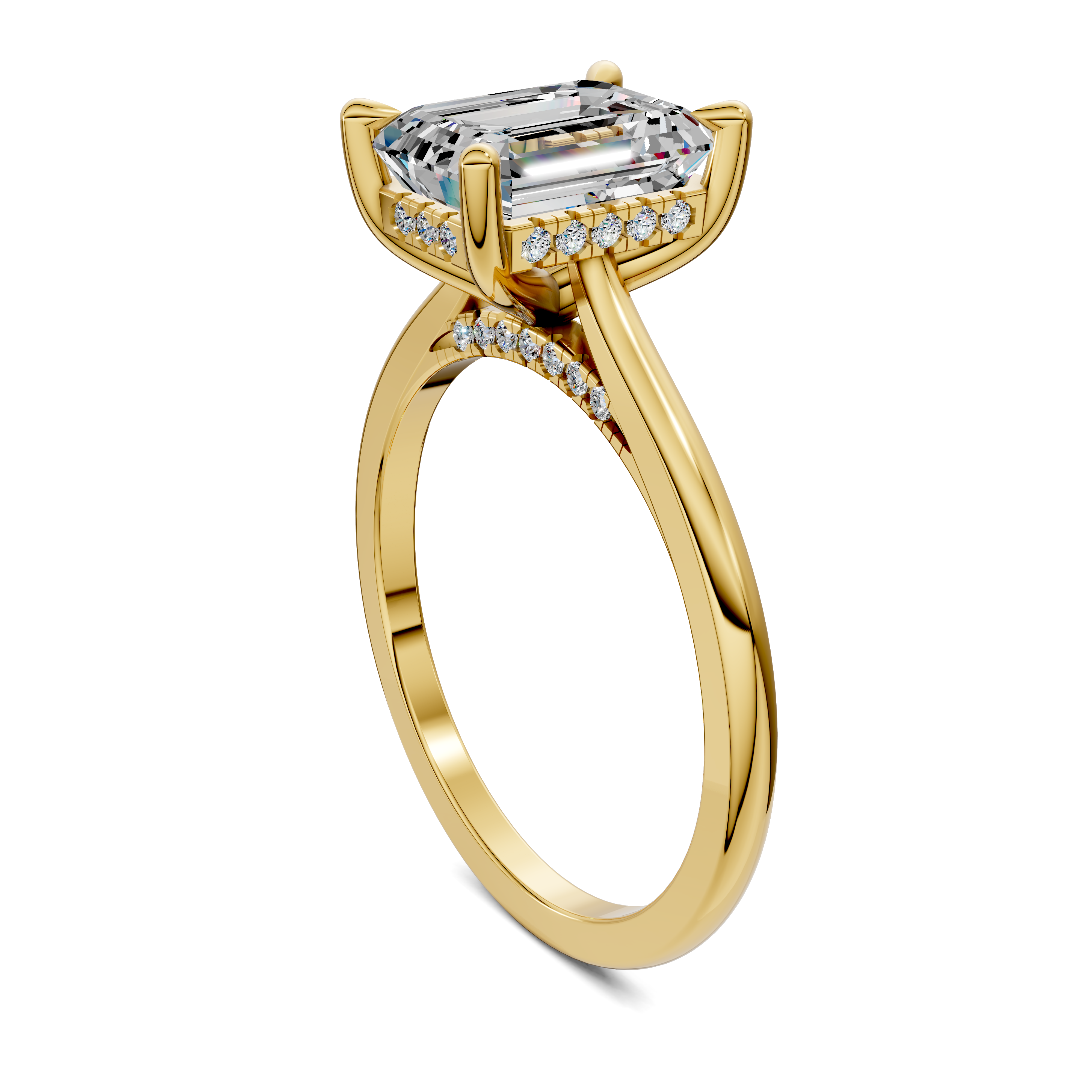 Estella Pavé Bridge Ring