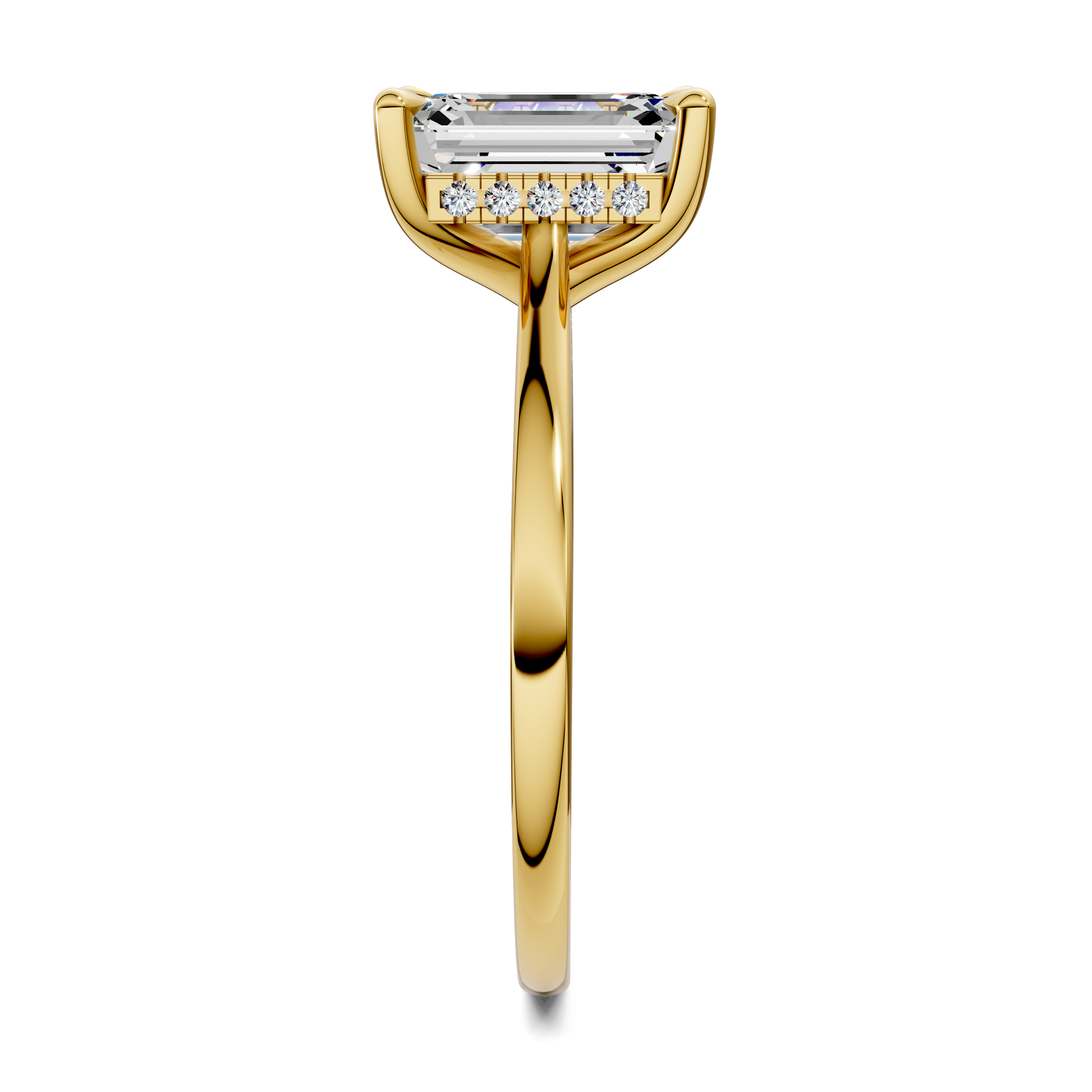 Estella Pavé Bridge Ring