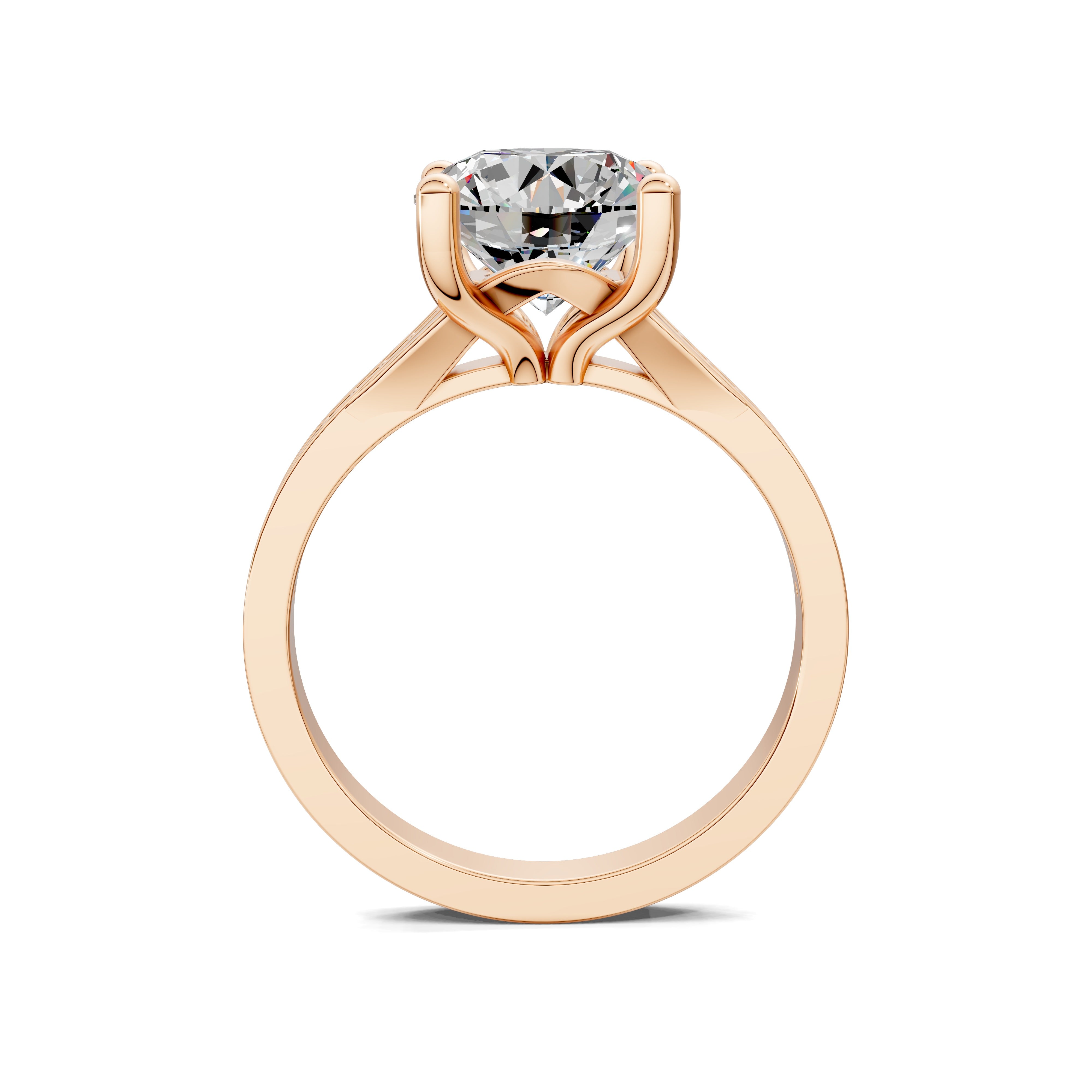 Celeste Pavé Solitaire Ring