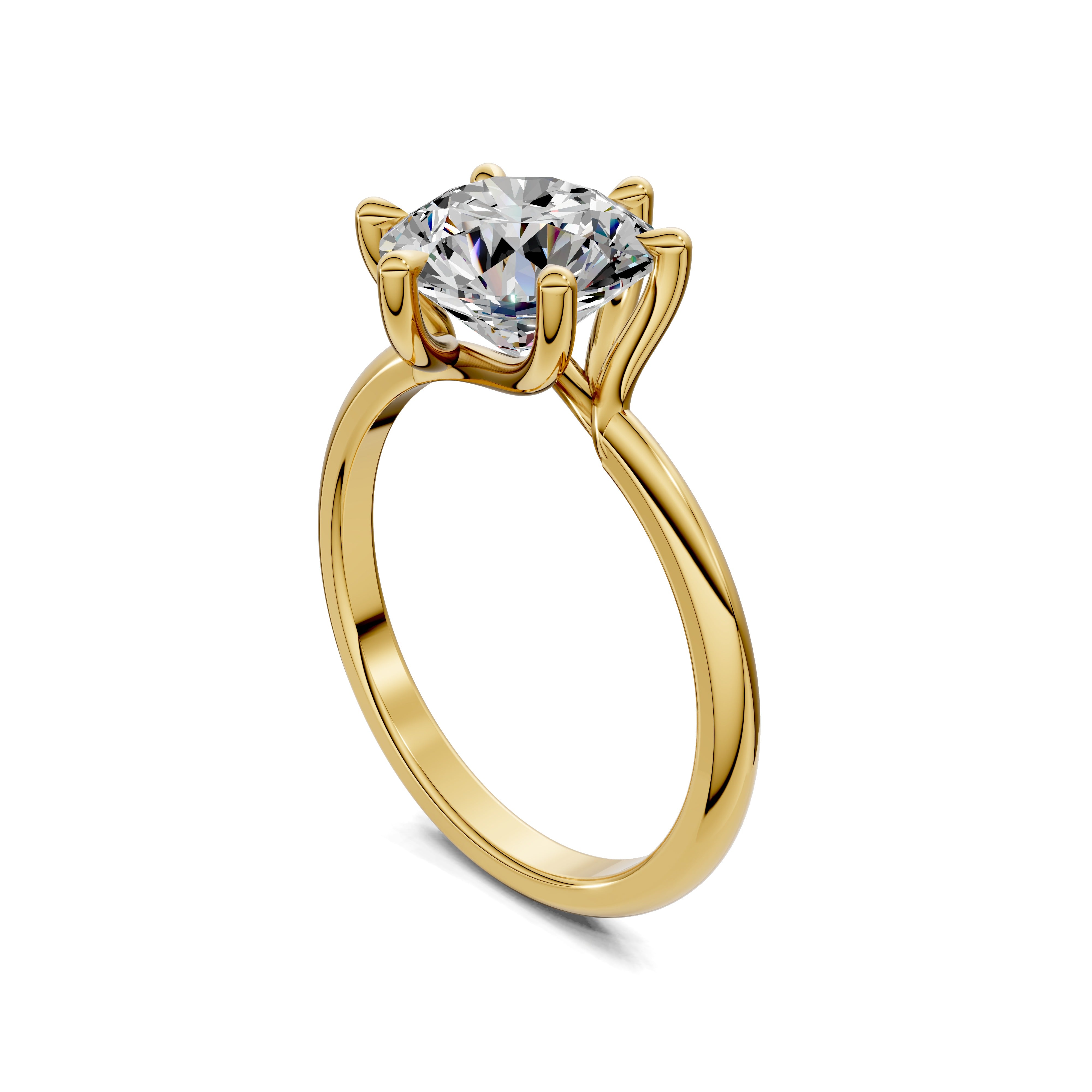 Zenith Six-Prong Solitaire Diamond Ring