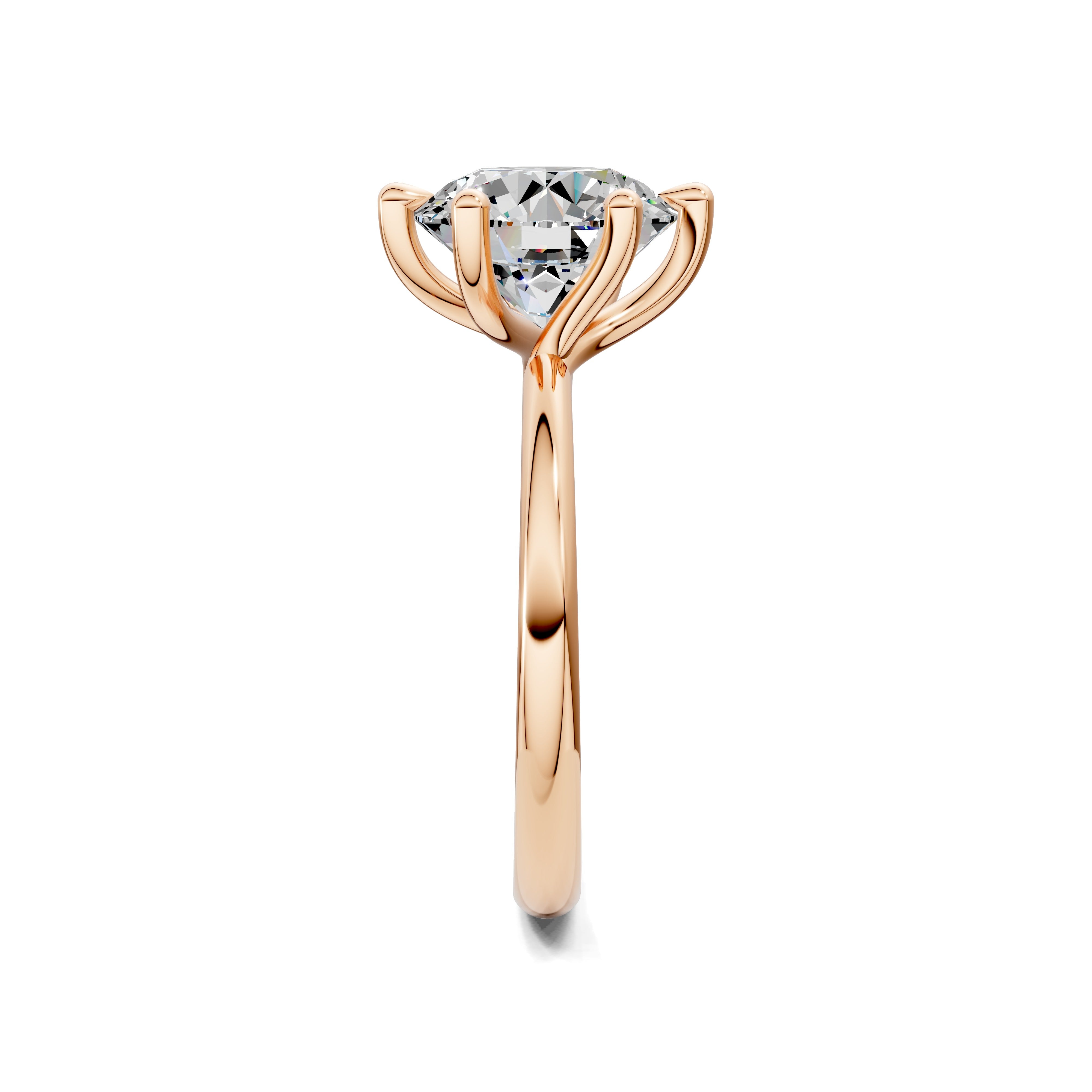 Zenith Six-Prong Solitaire Diamond Ring