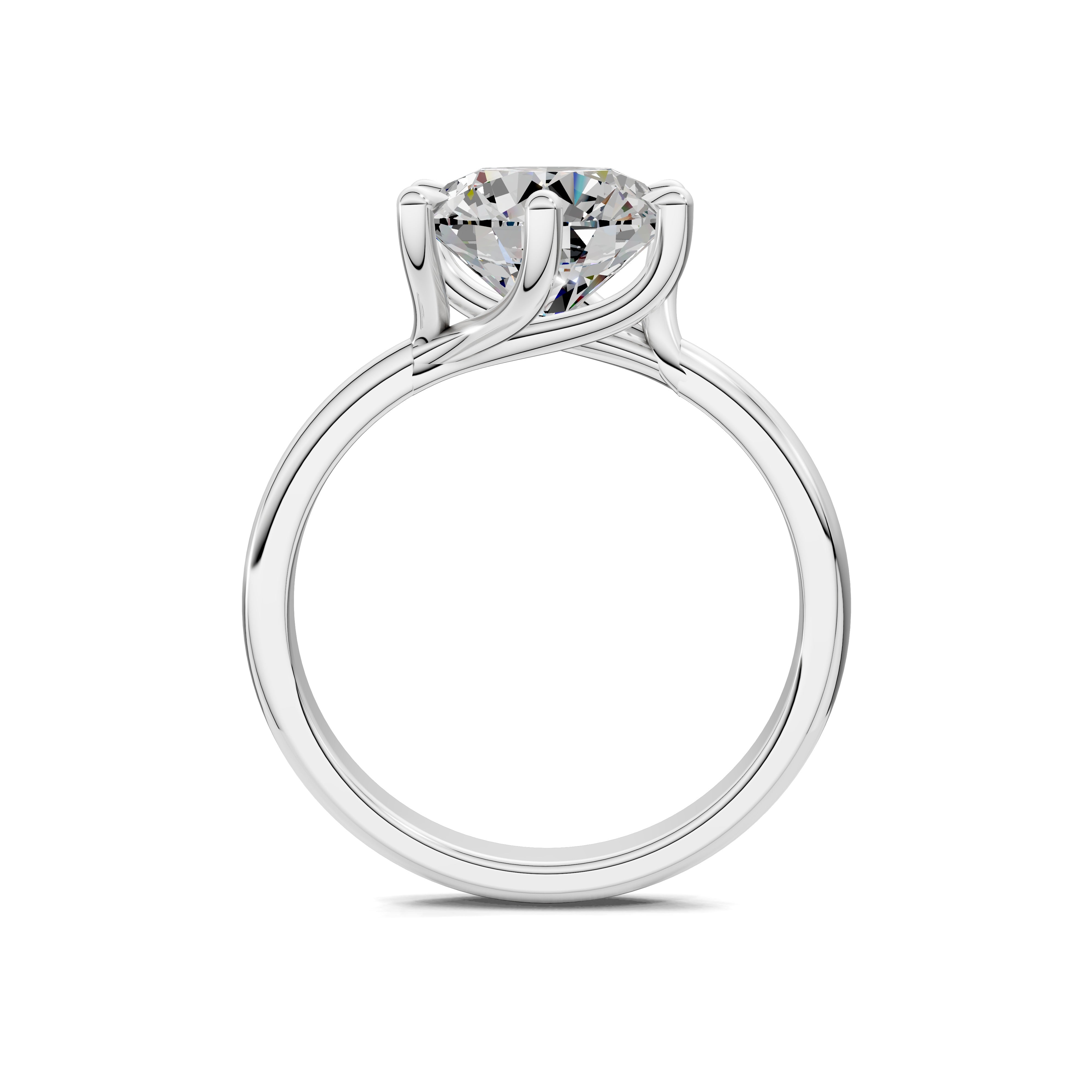 Zenith Six-Prong Solitaire Diamond Ring