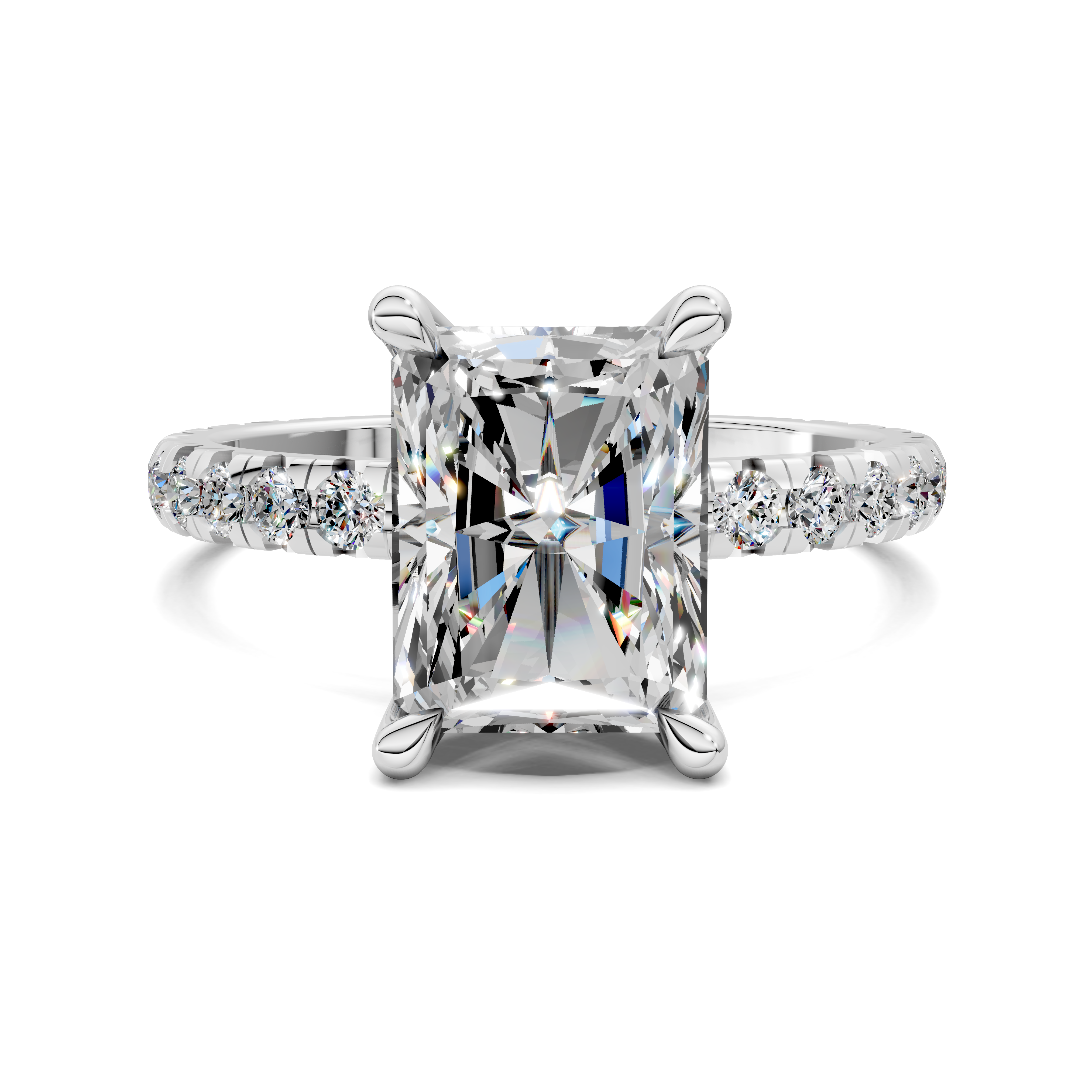 Daphne Radiant Claw Accent Ring