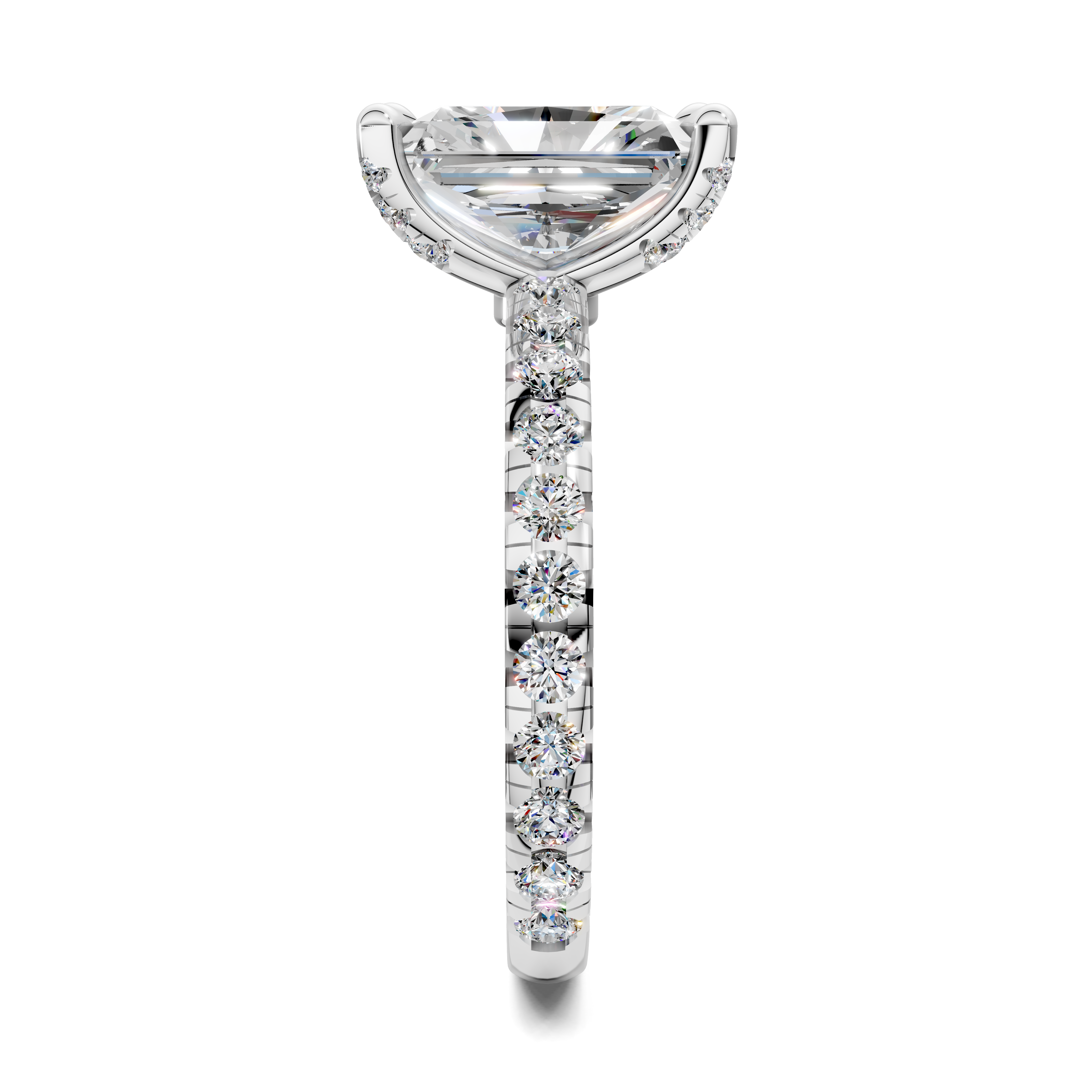 Daphne Radiant Claw Accent Ring