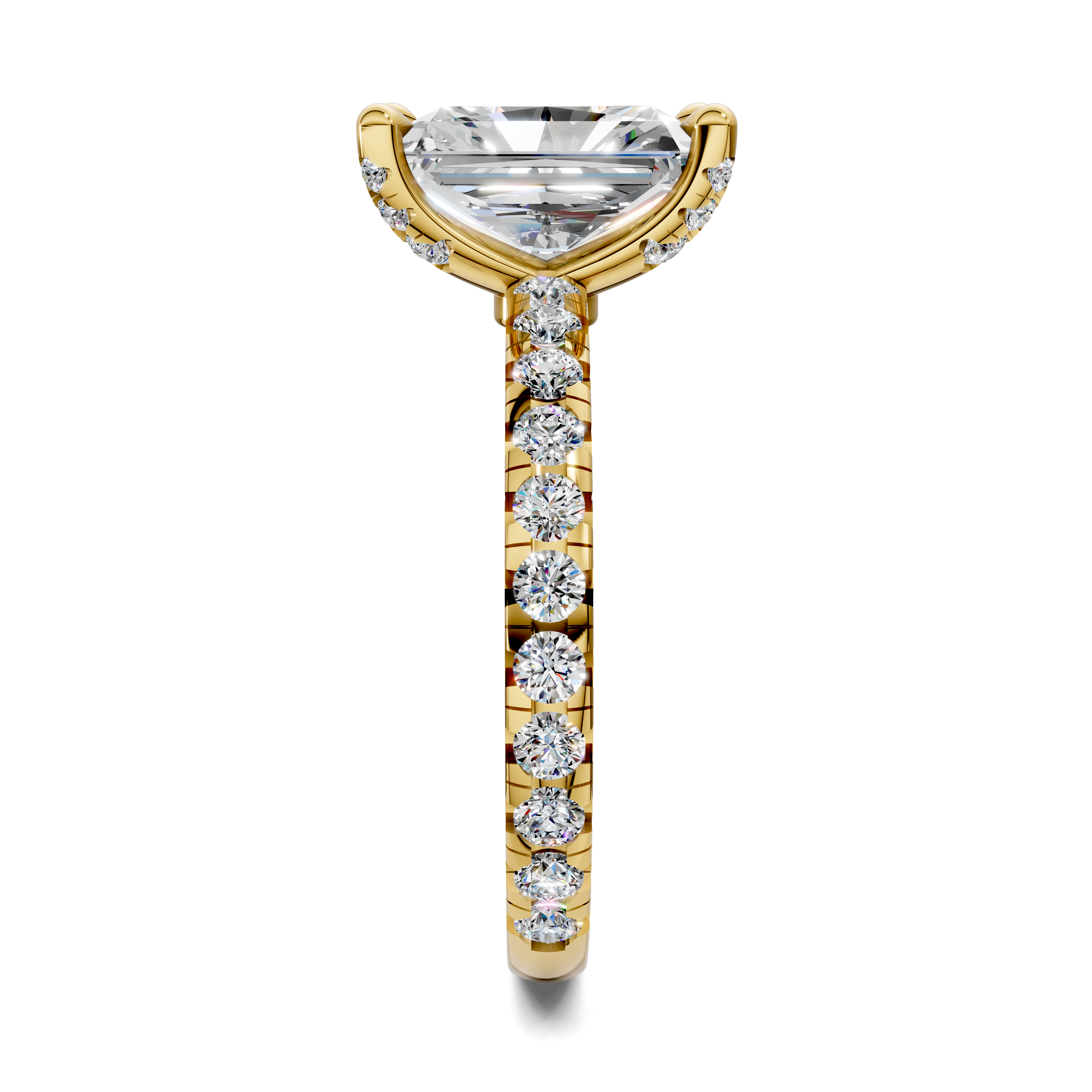 Daphne Radiant Claw Accent Ring