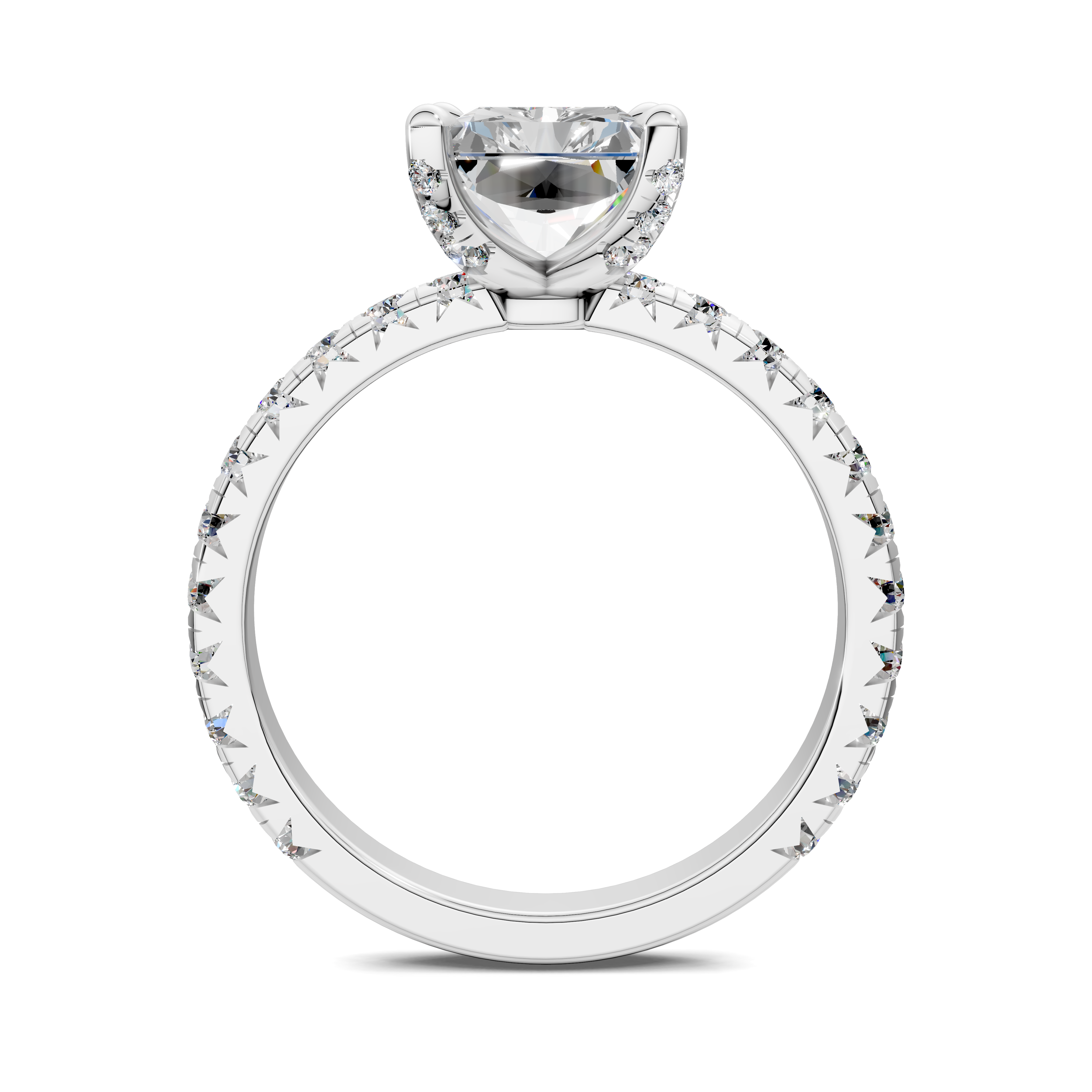Daphne Radiant Claw Accent Ring