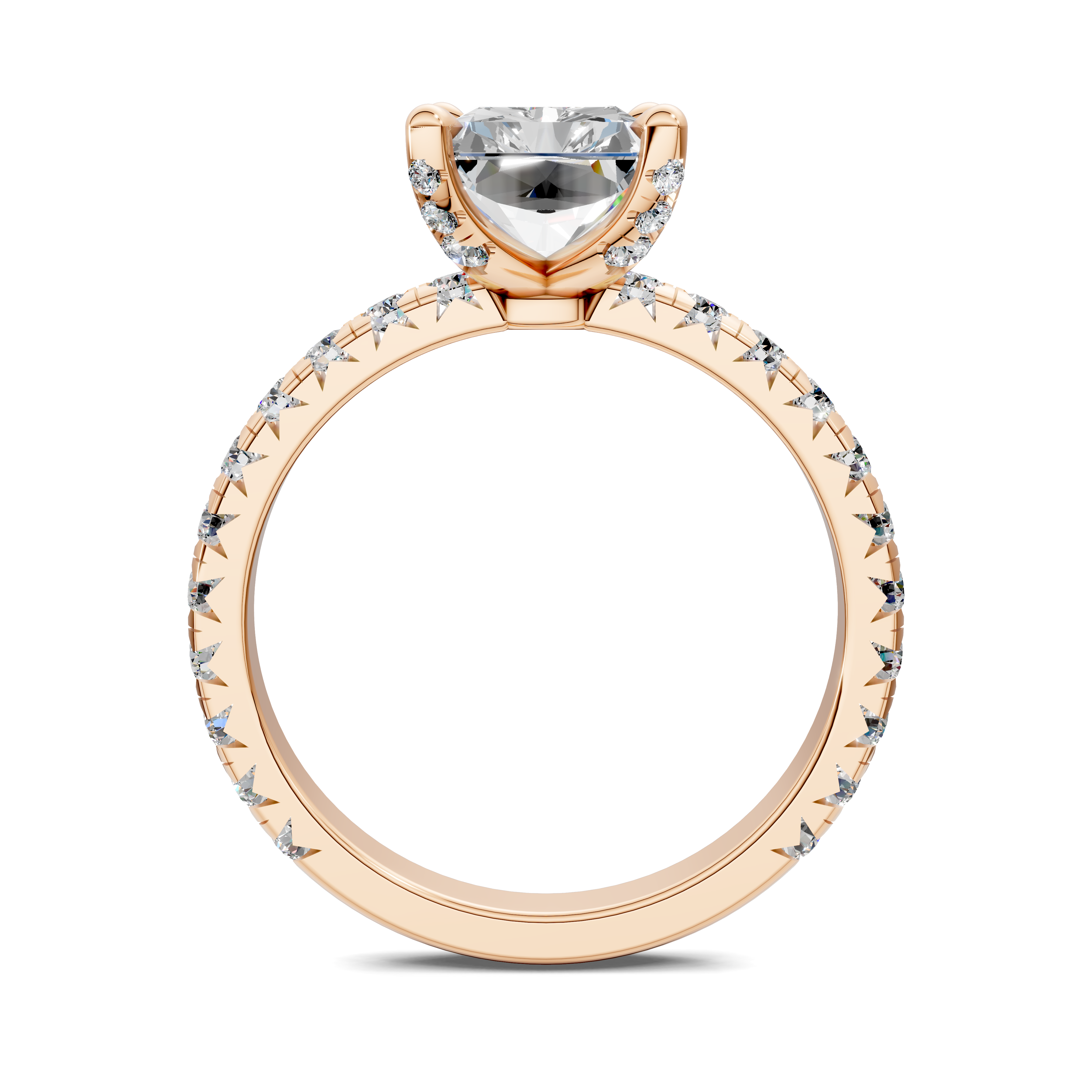 Daphne Radiant Claw Accent Ring