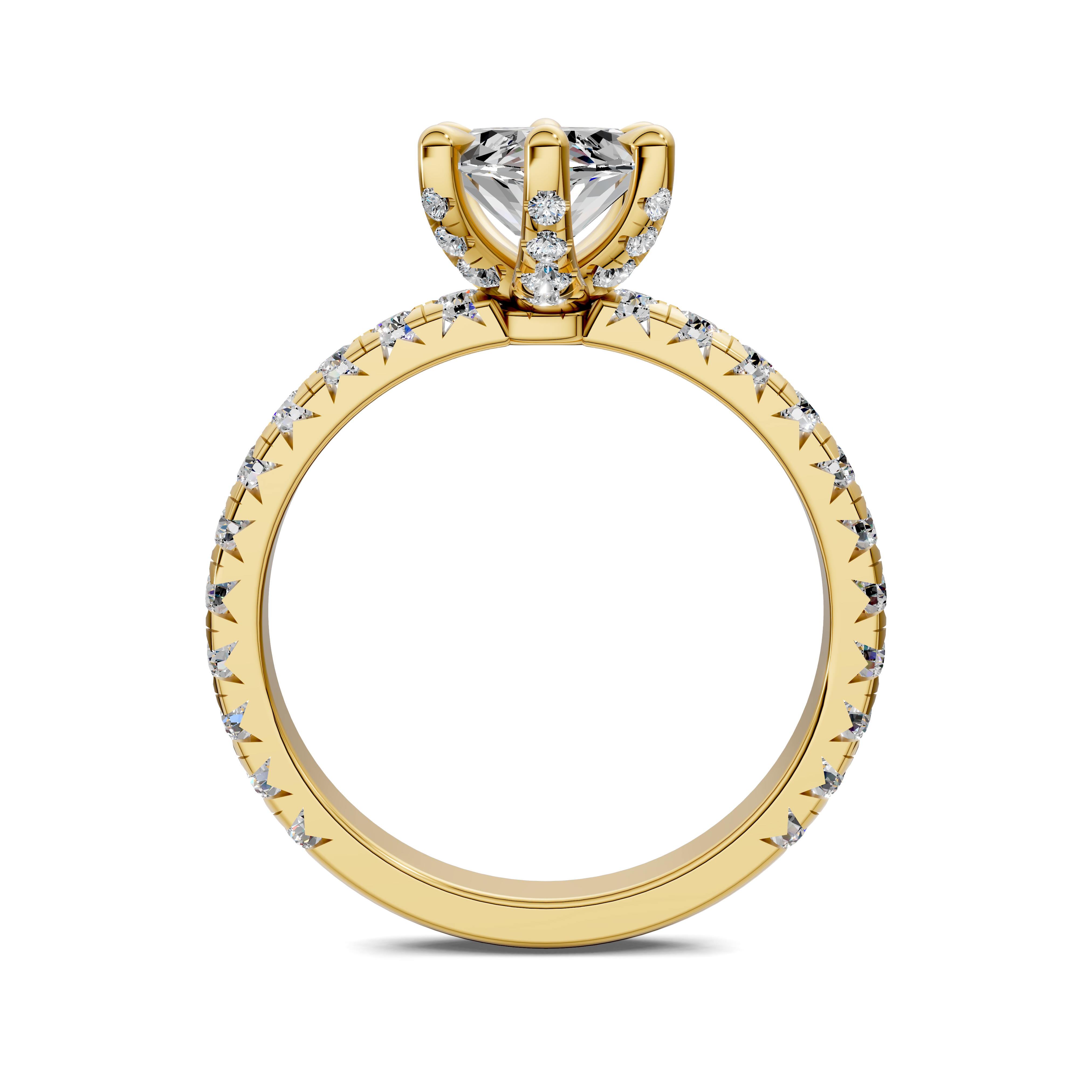 Hilary Marquise Claw Accent Ring