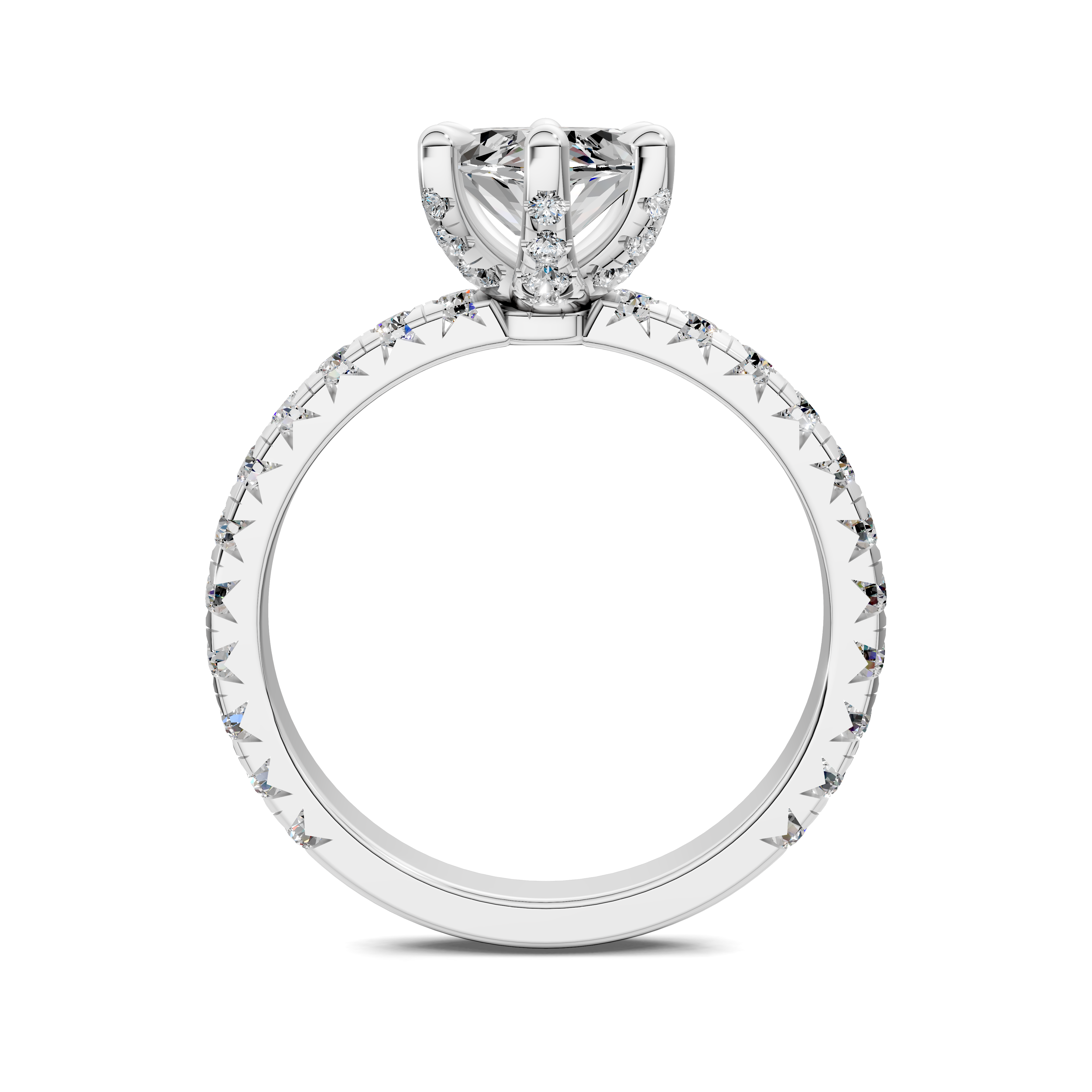 Hilary Marquise Claw Accent Ring