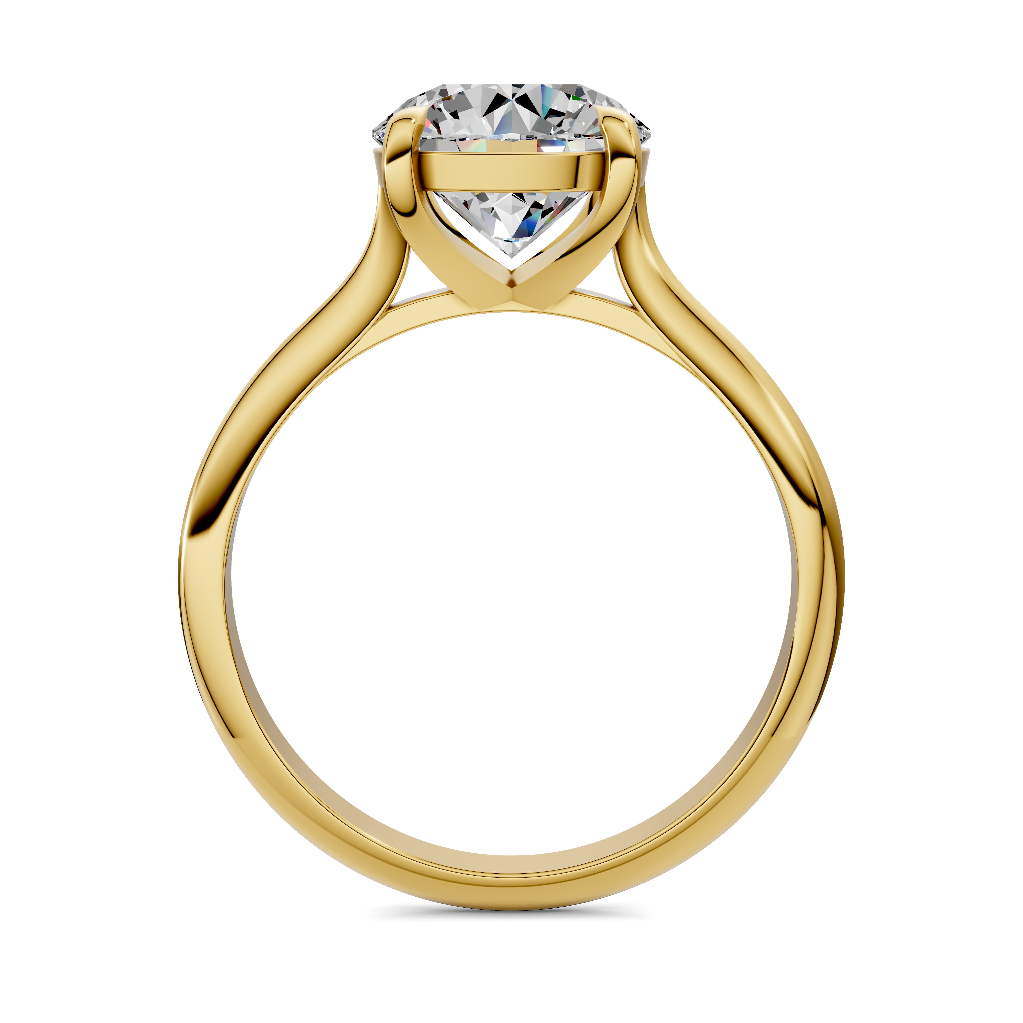 Lila Solitaire Ring