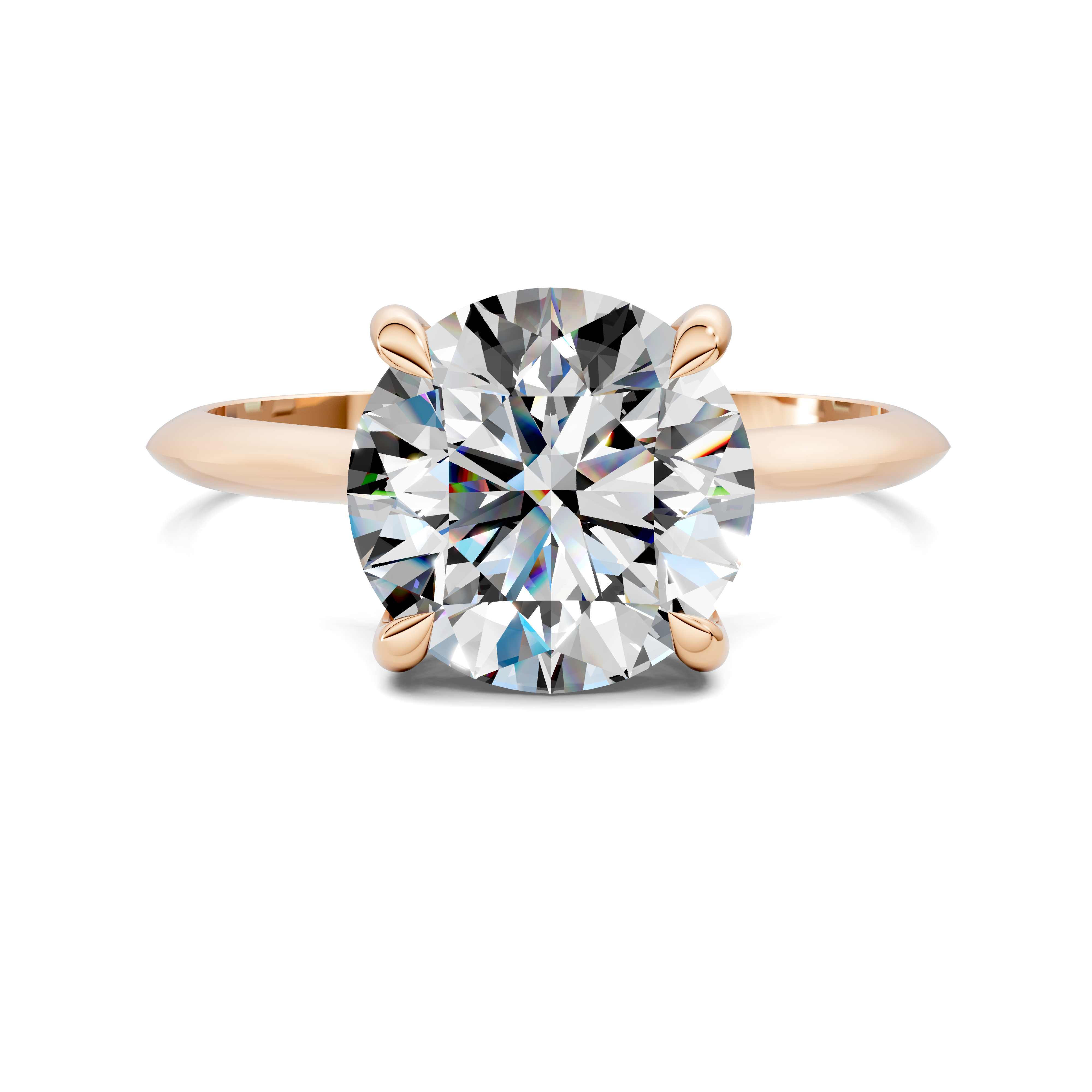 Lila Solitaire Ring