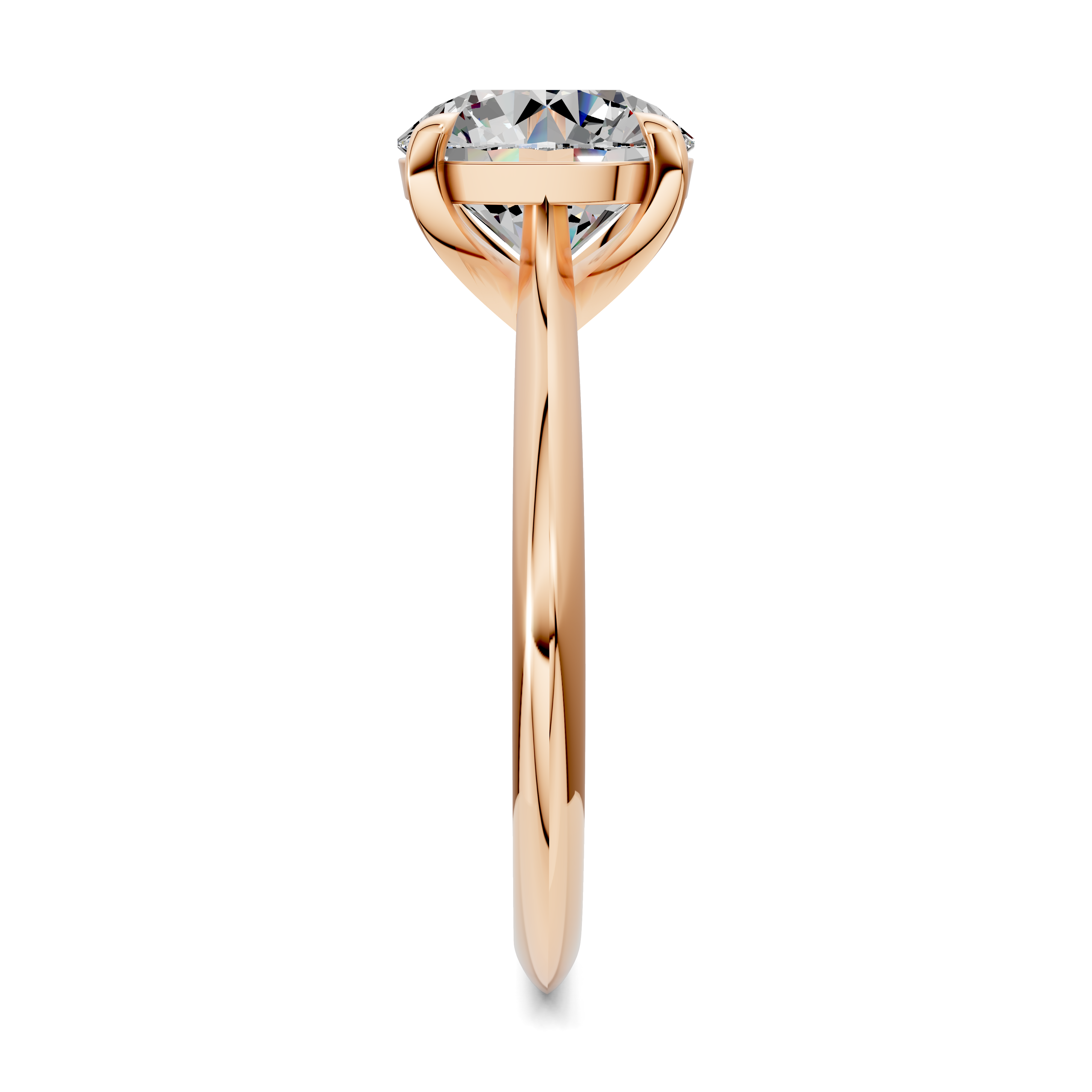 Lila Solitaire Ring