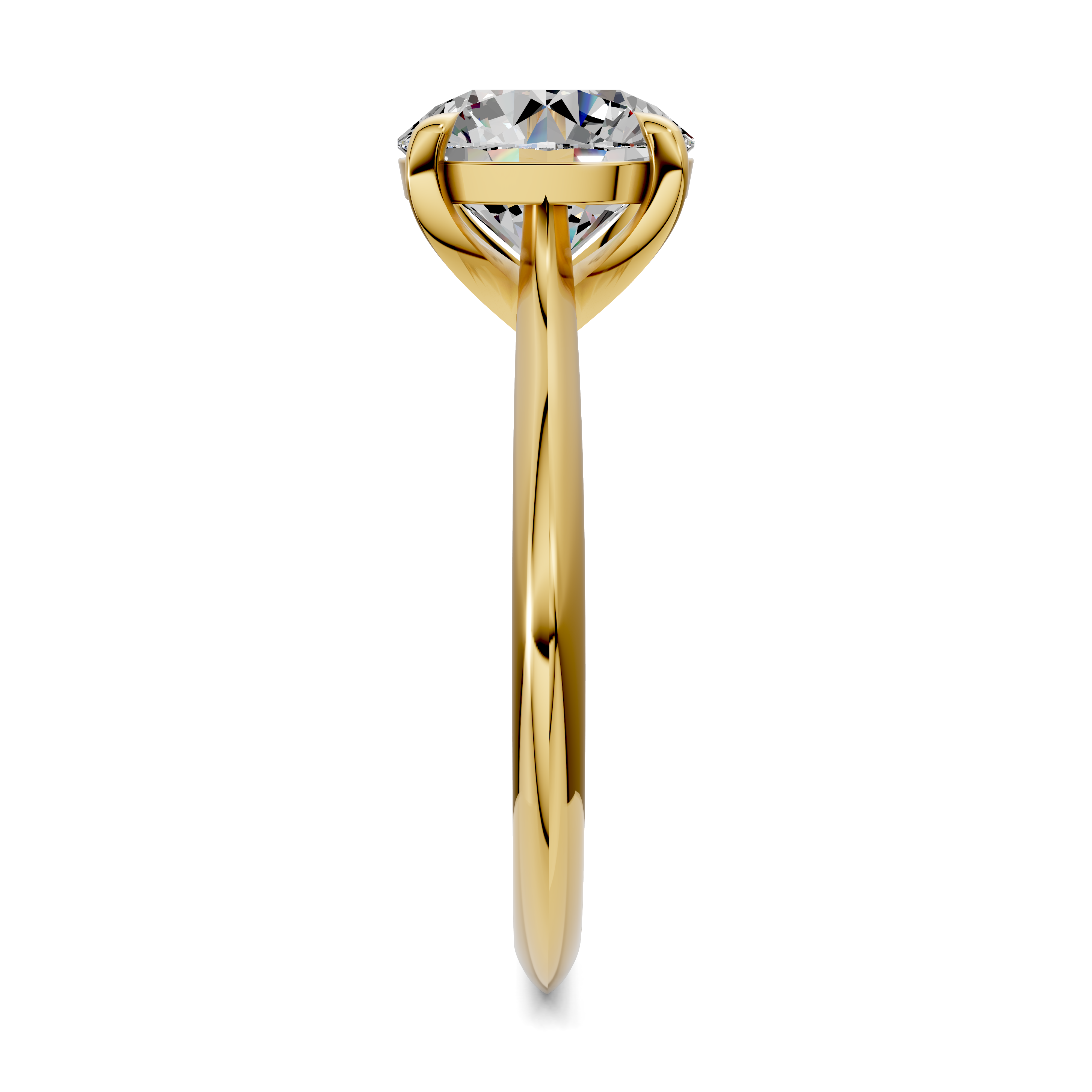 Lila Solitaire Ring