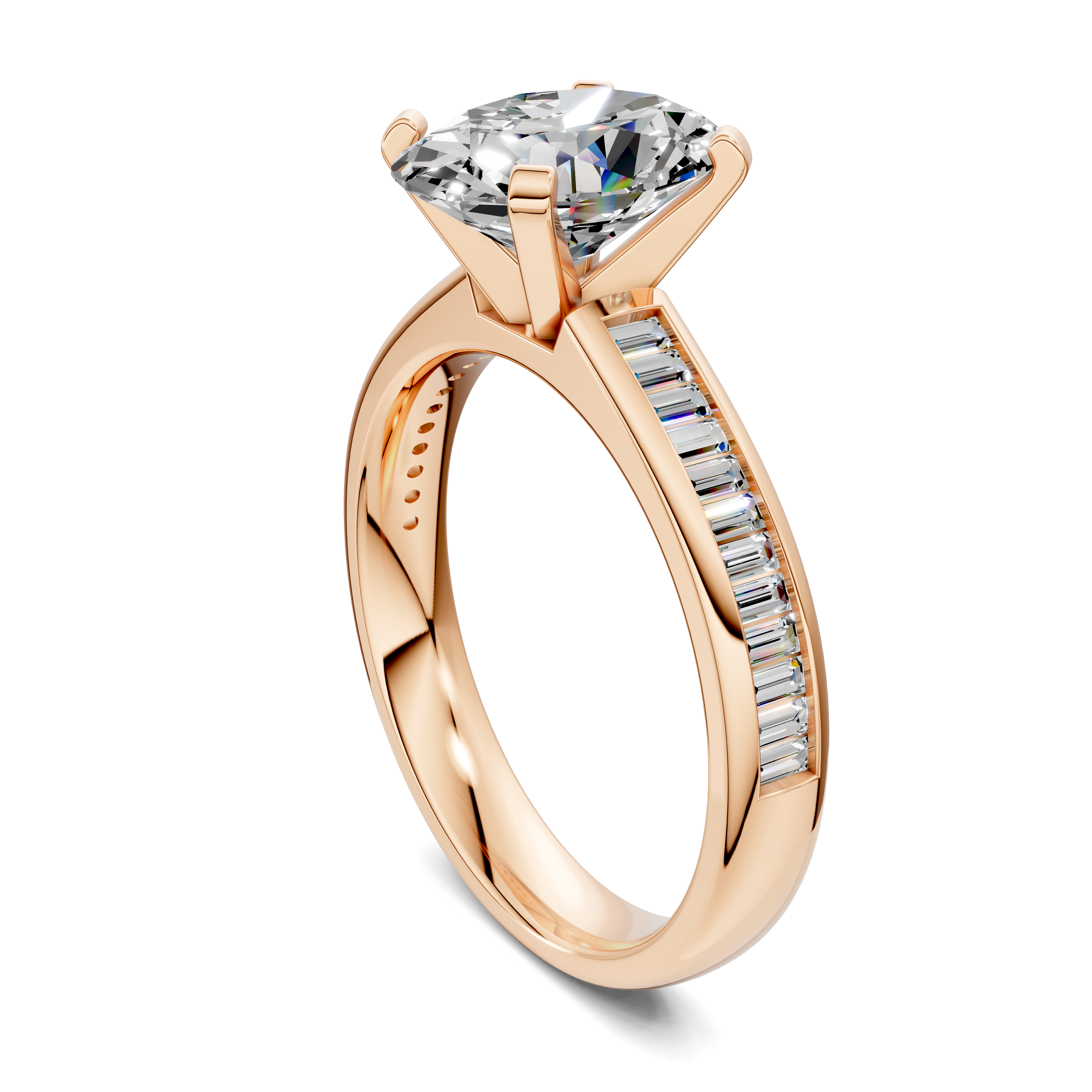 Paige Baguette Channel Set Ring