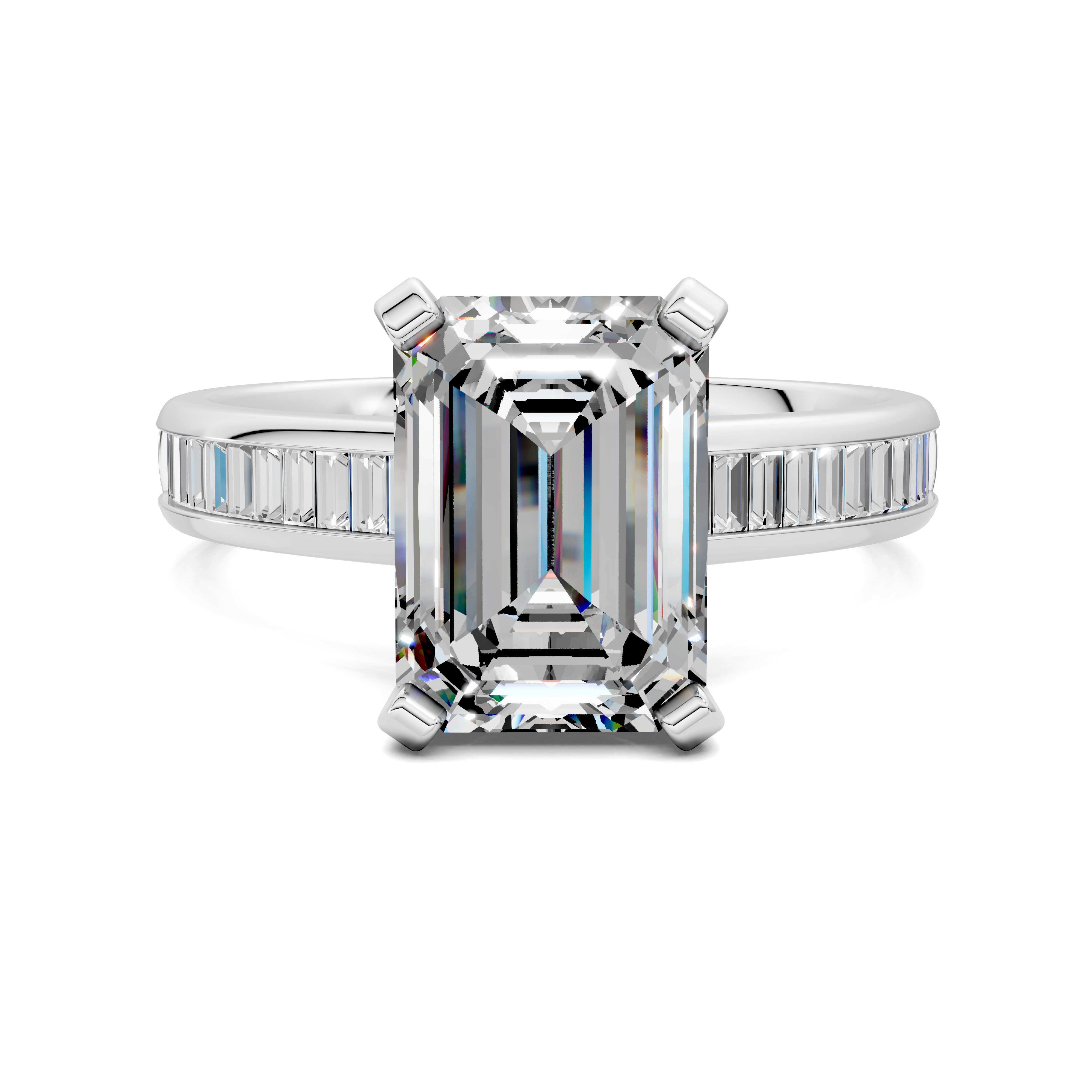 Paige Baguette Channel Set Ring