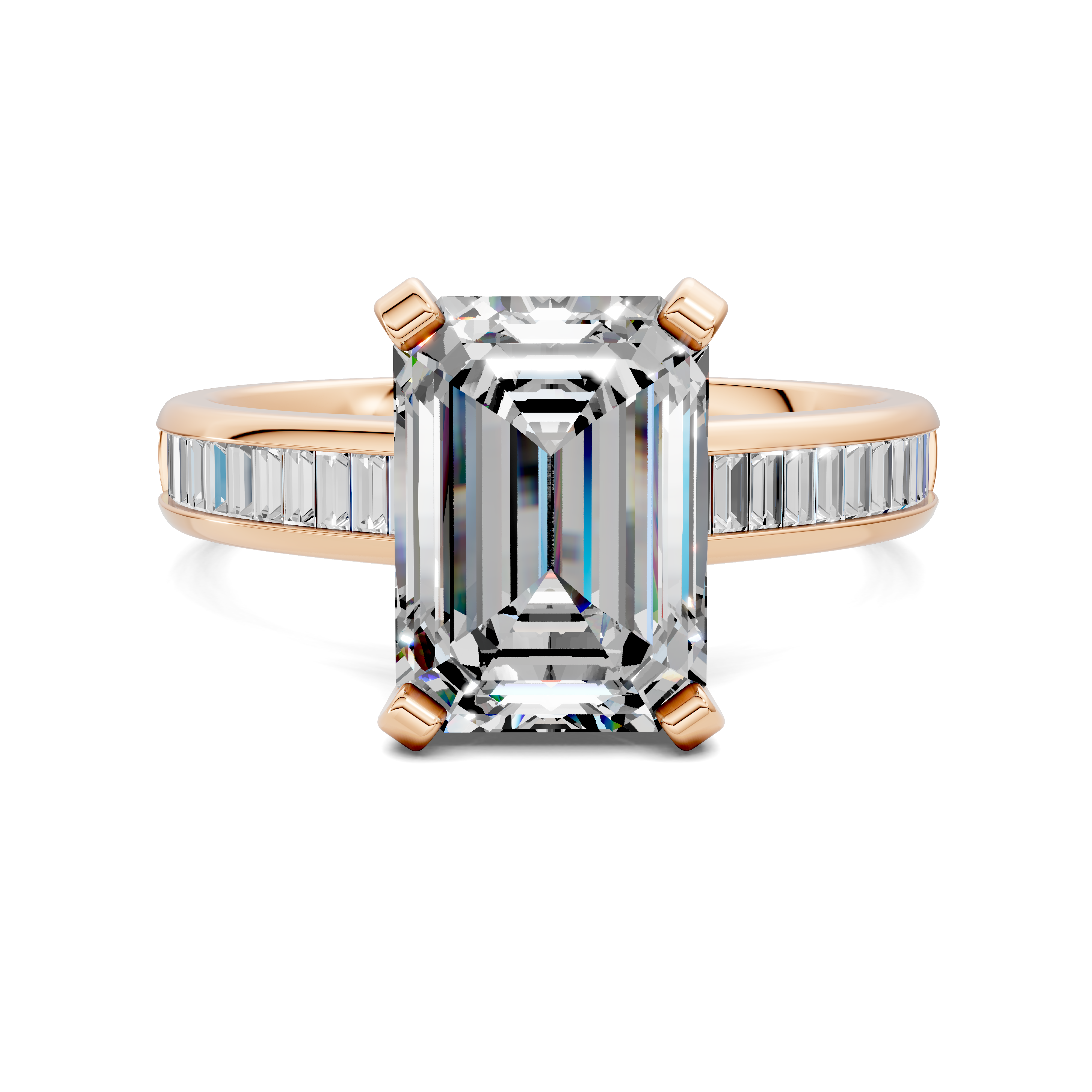 Paige Baguette Channel Set Ring