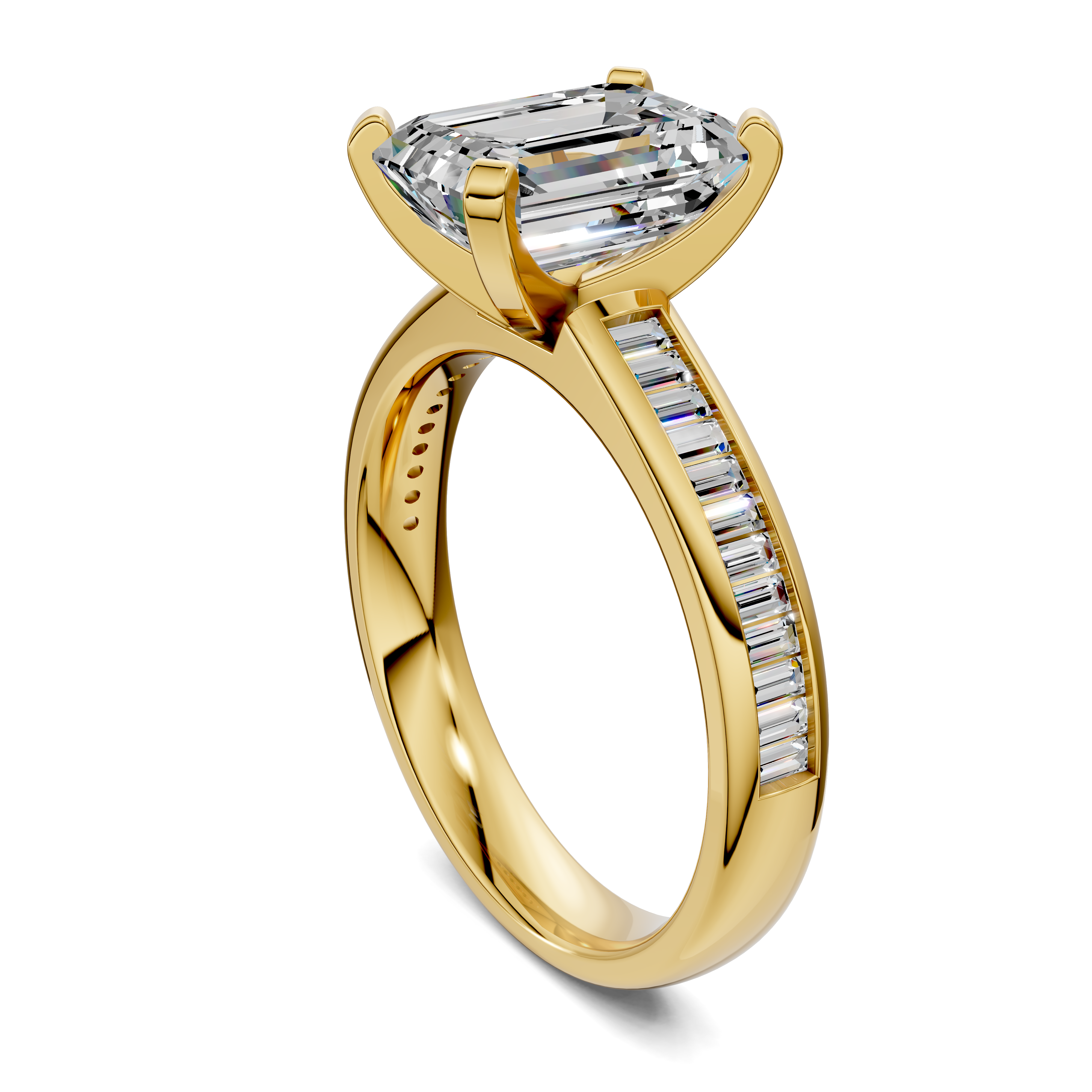 Paige Baguette Channel Set Ring