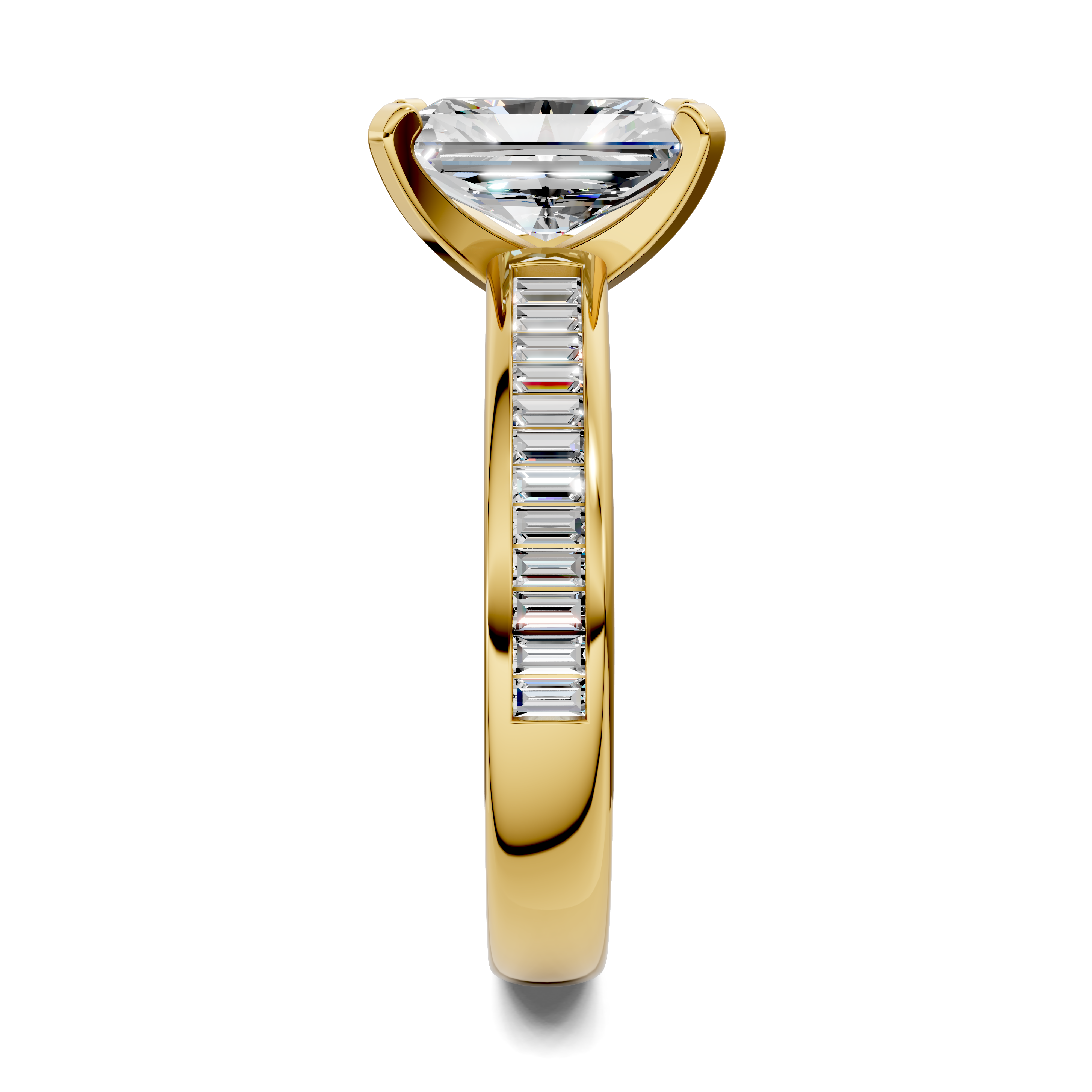 Paige Baguette Channel Set Ring