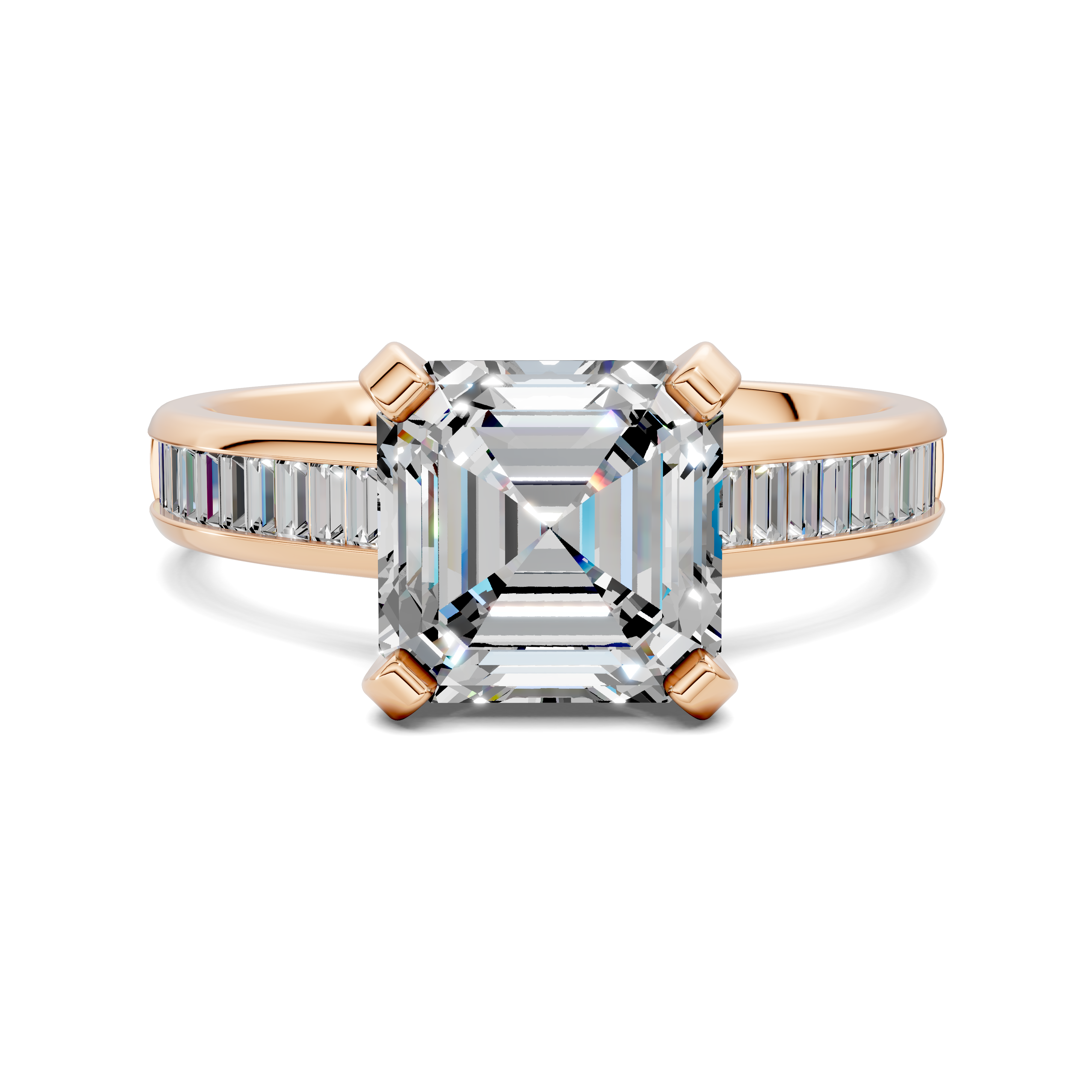 Paige Baguette Channel Set Ring