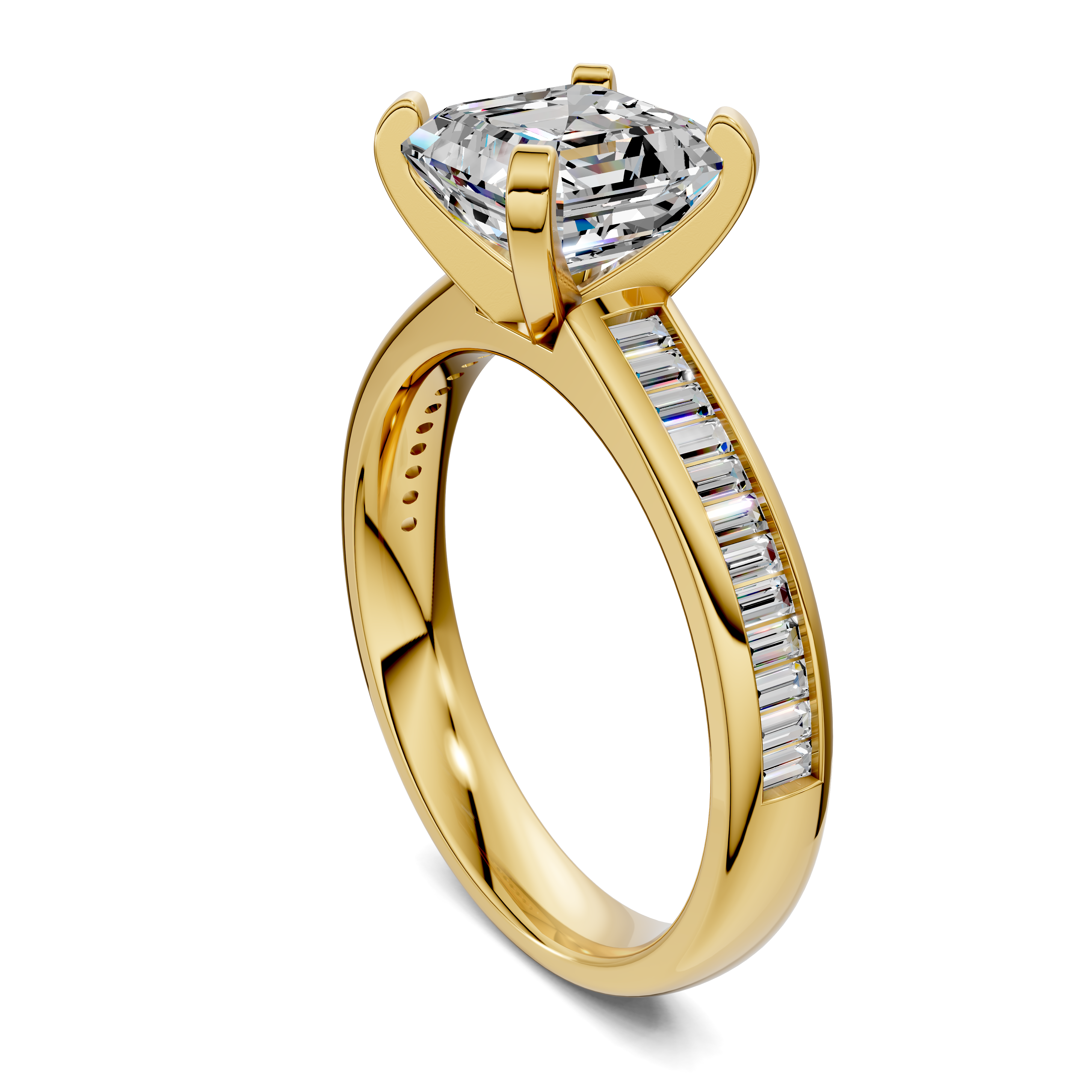Paige Baguette Channel Set Ring