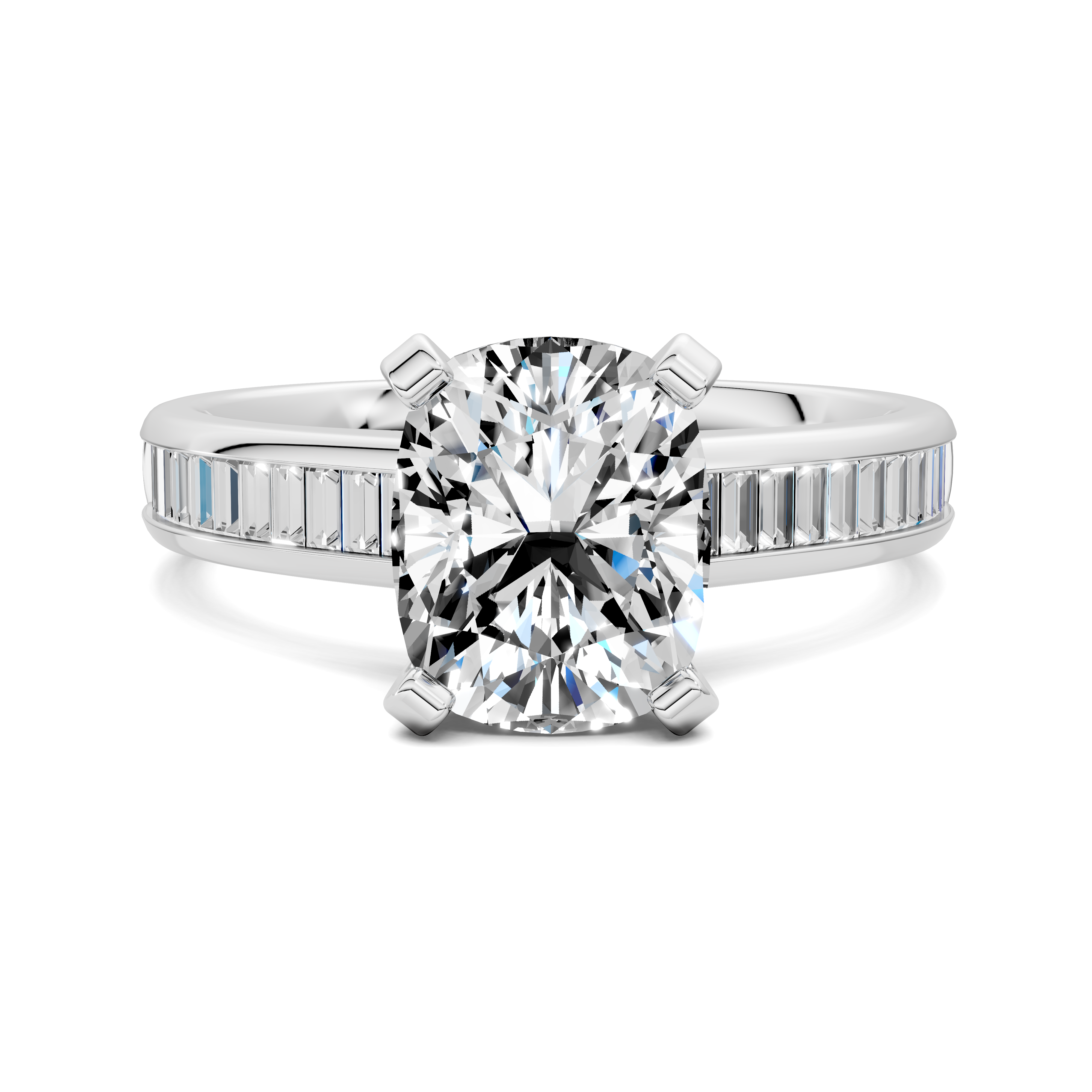 Paige Baguette Channel Set Ring