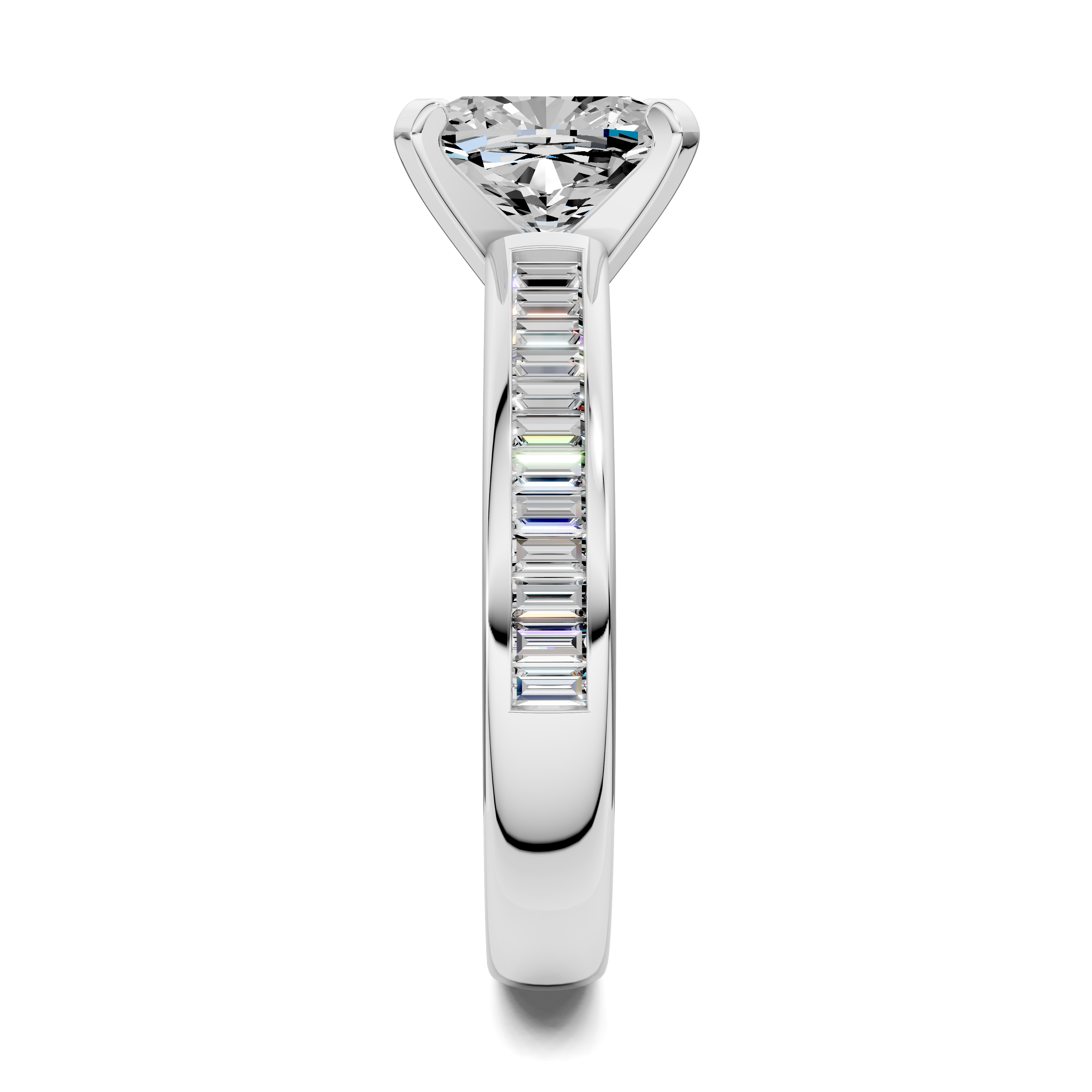 Paige Baguette Channel Set Ring