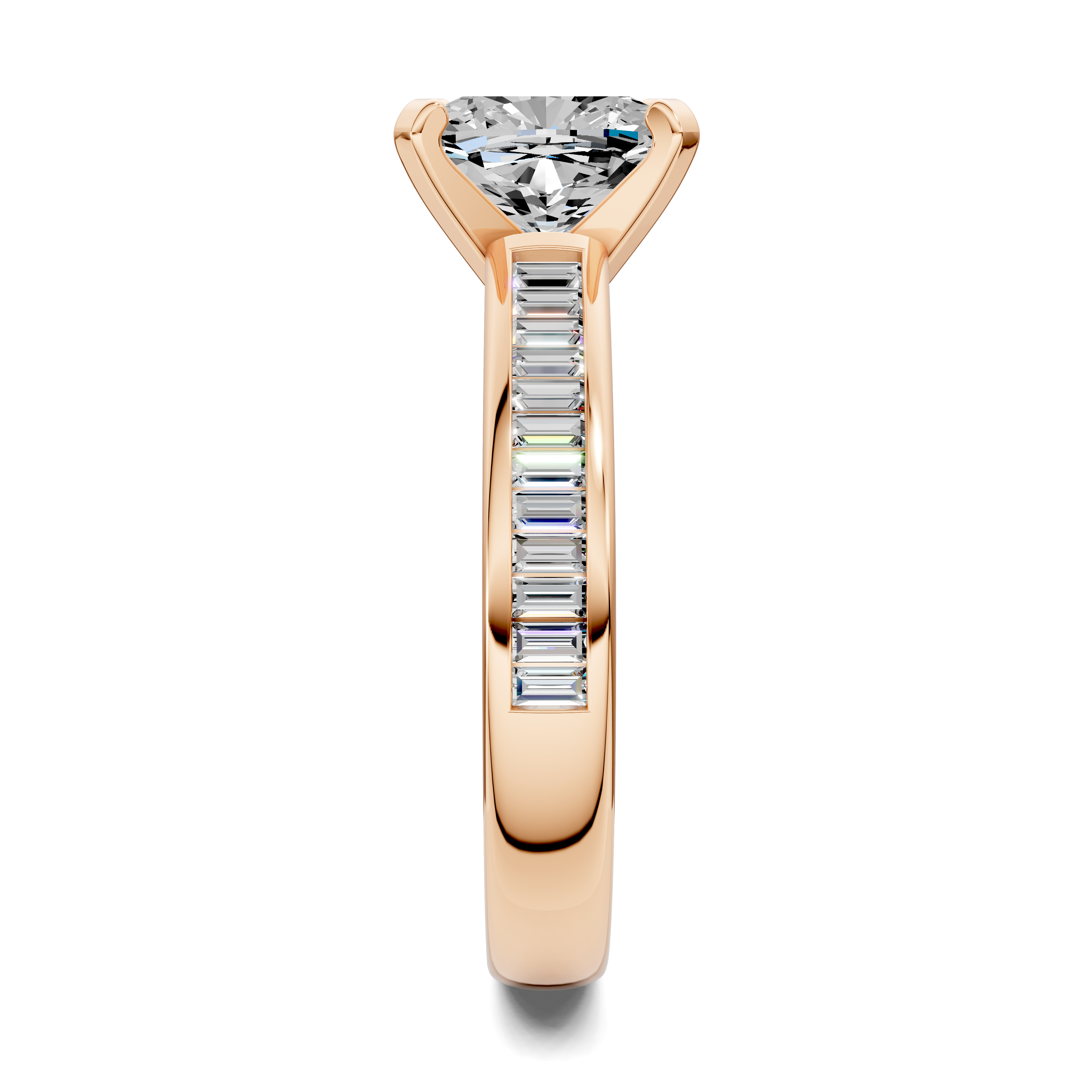 Paige Baguette Channel Set Ring