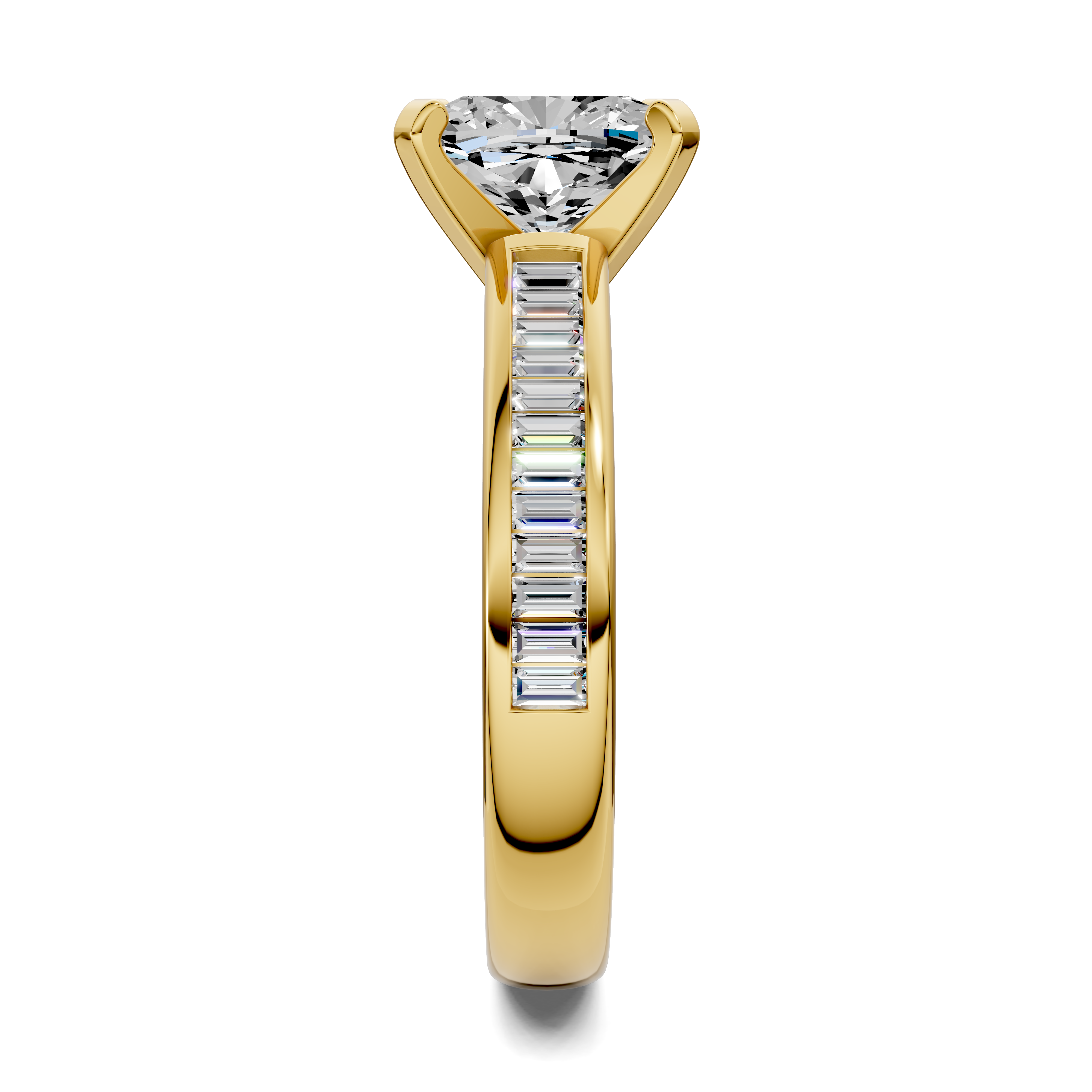 Paige Baguette Channel Set Ring