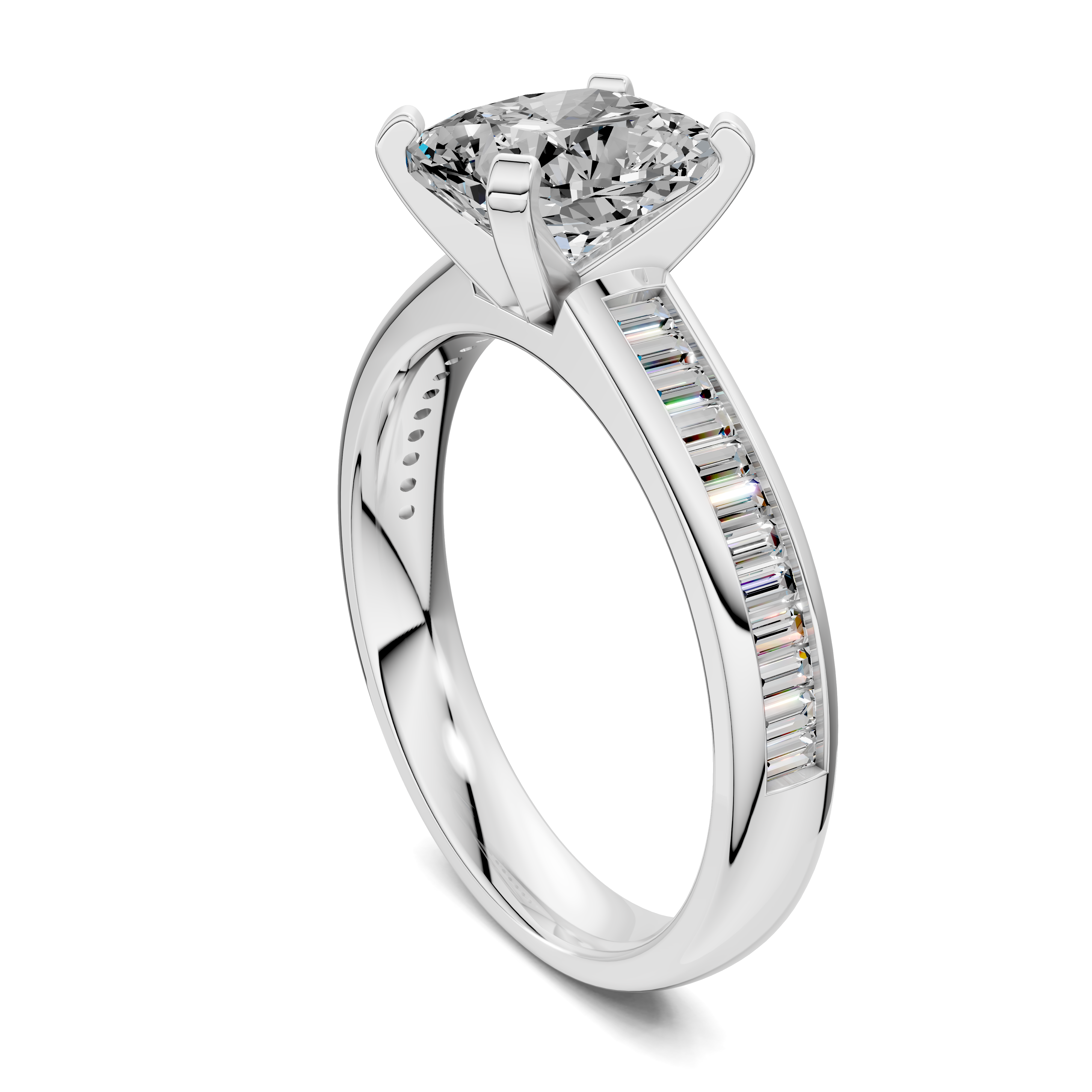 Paige Baguette Channel Set Ring