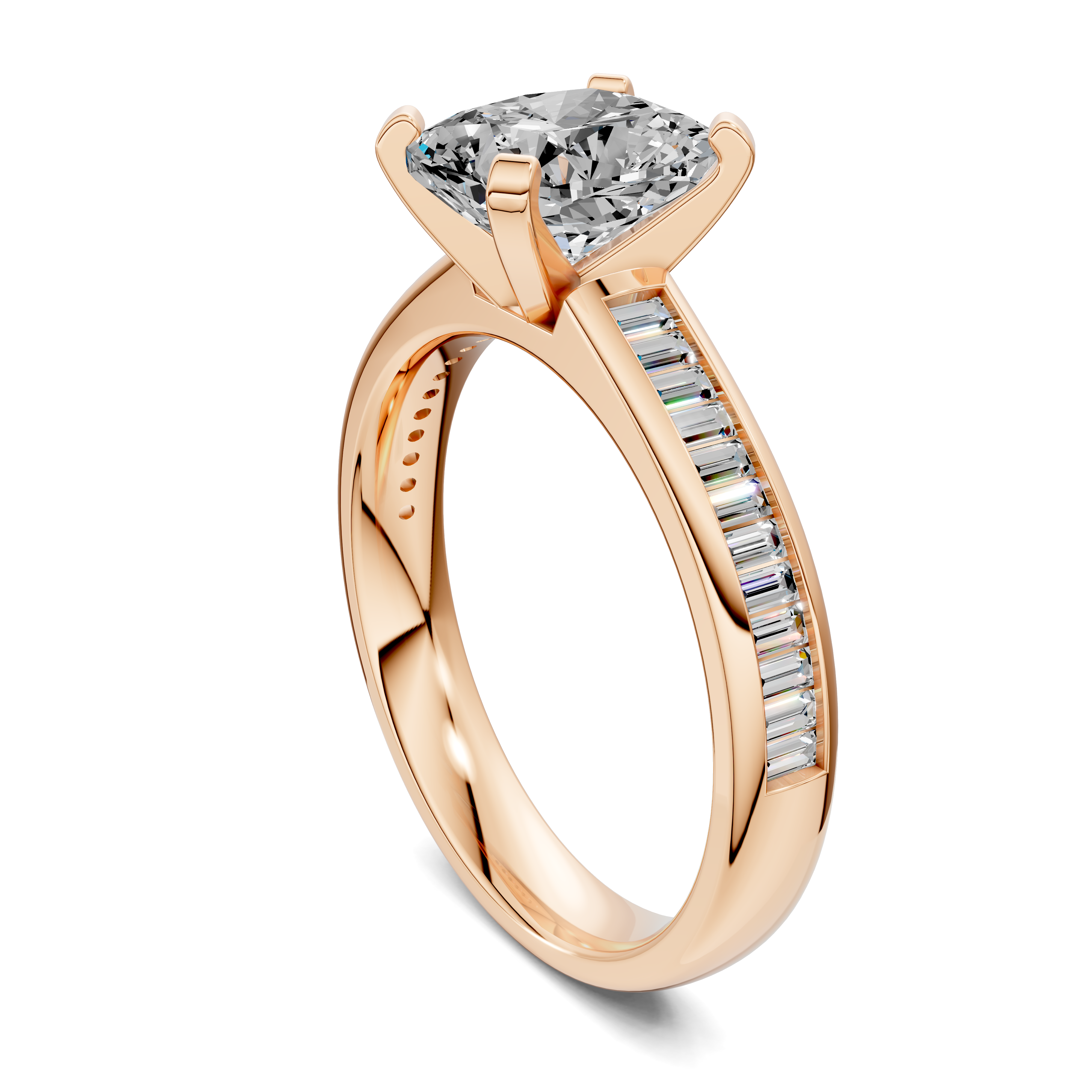 Paige Baguette Channel Set Ring