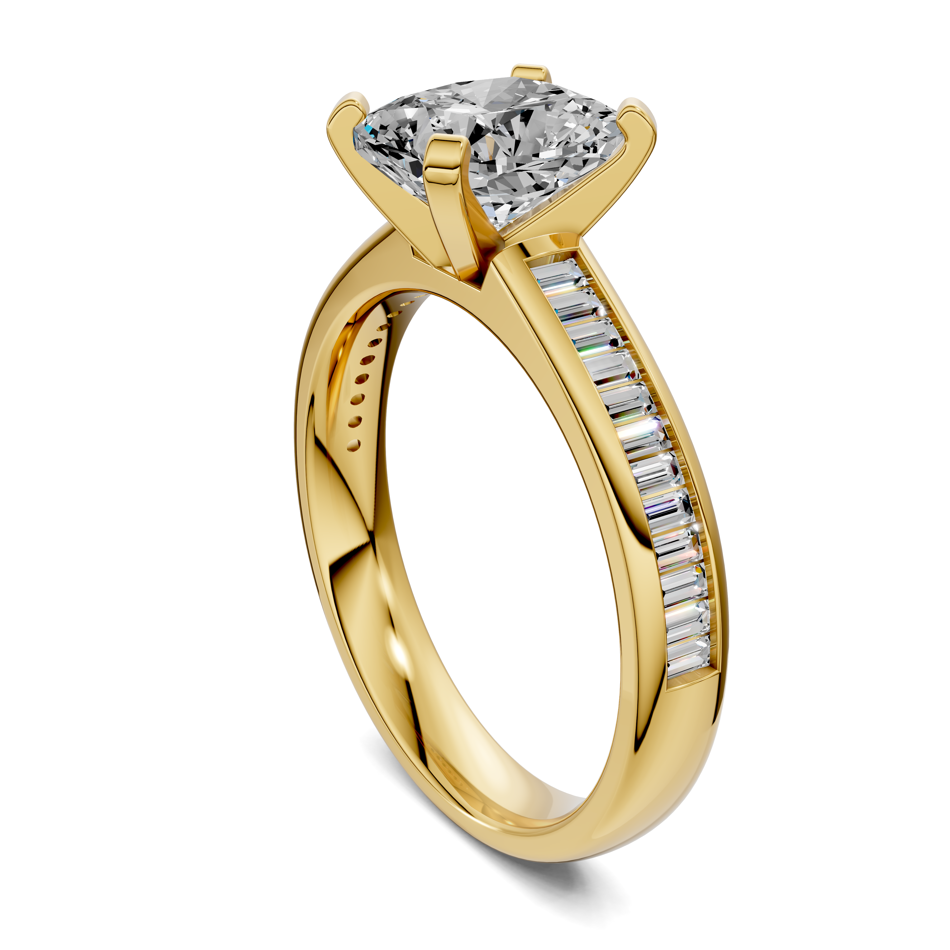 Paige Baguette Channel Set Ring