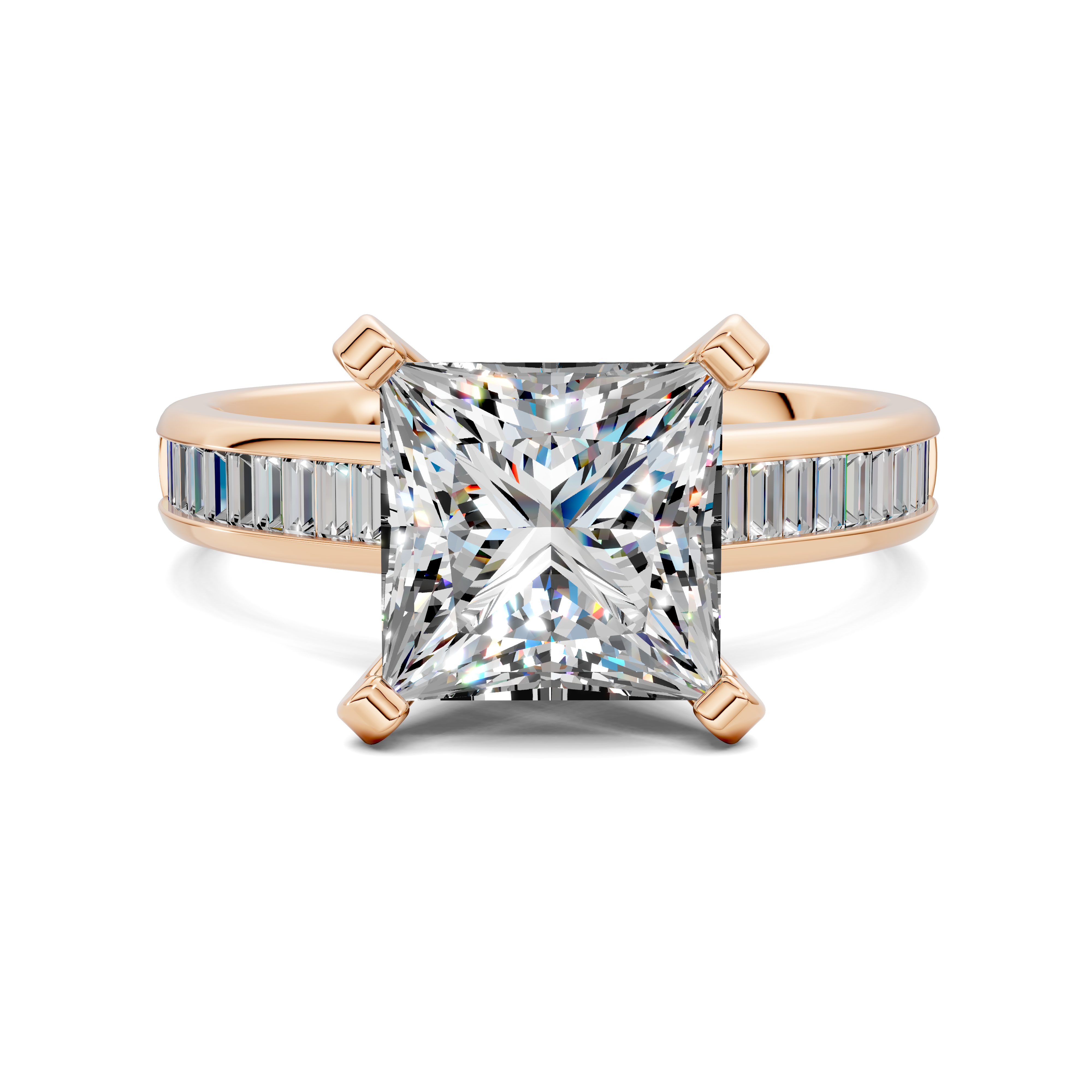 Paige Baguette Channel Set Ring