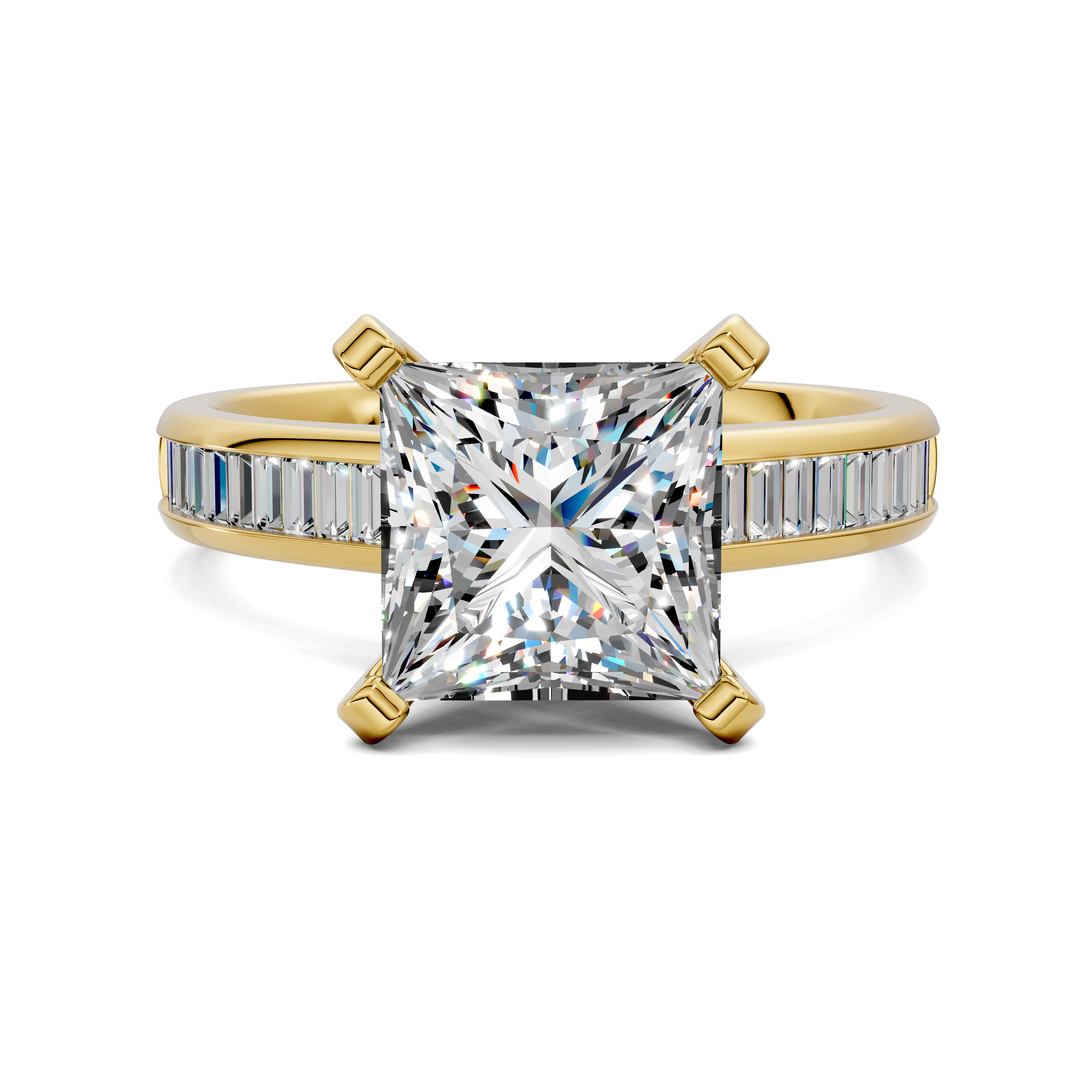 Paige Baguette Channel Set Ring